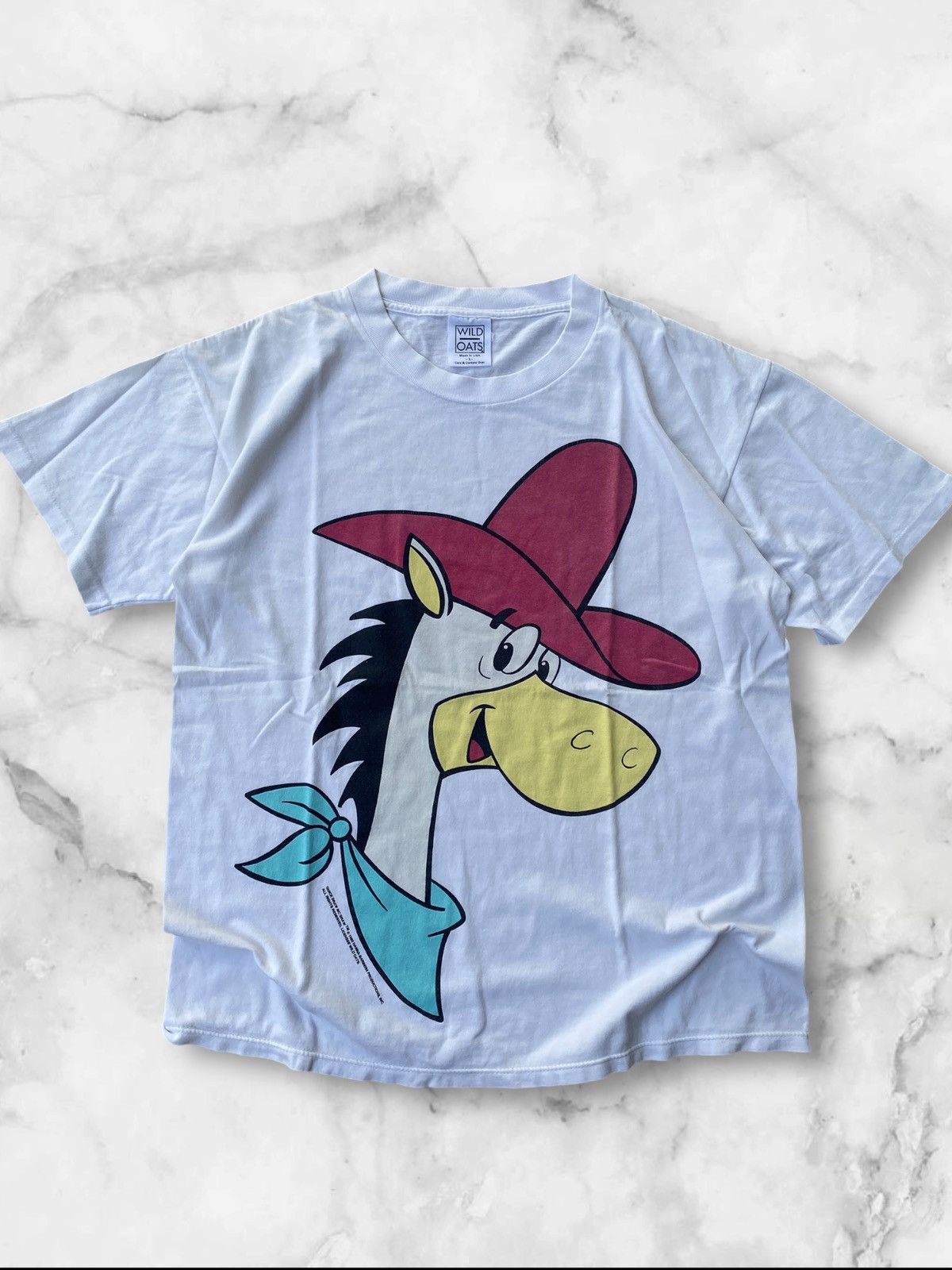 Cartoon Network Vintage 1993 Quick Draw McGraw Tee Hanna Barbera Cartoon Size US L / EU 52-54 / 3 - 1 Thumbnail