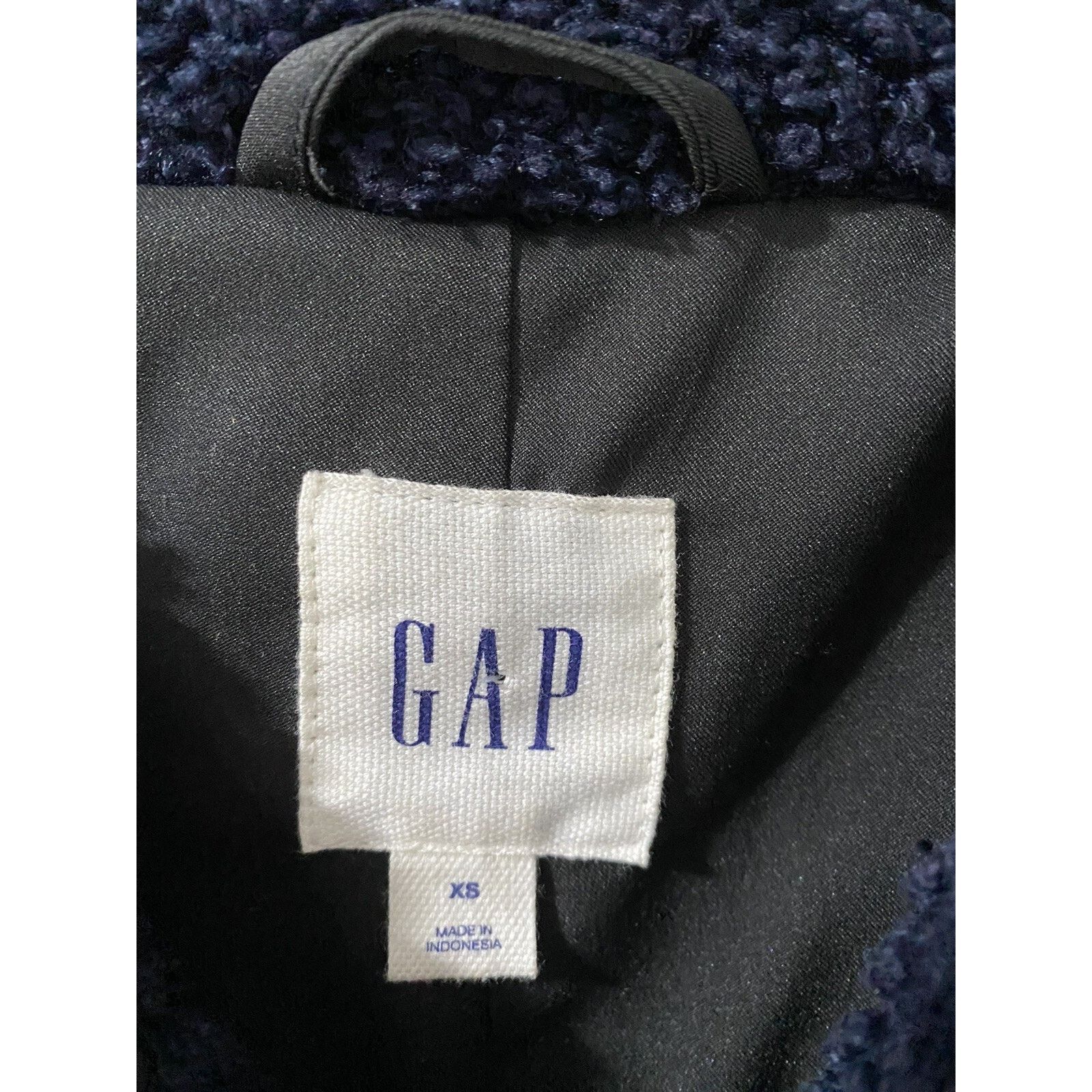 Gap Gap Sherpa Teddy Coat Jacket Full Zip Long Sz XS A001518 Size XS / US 0-2 / IT 36-38 - 4 Thumbnail