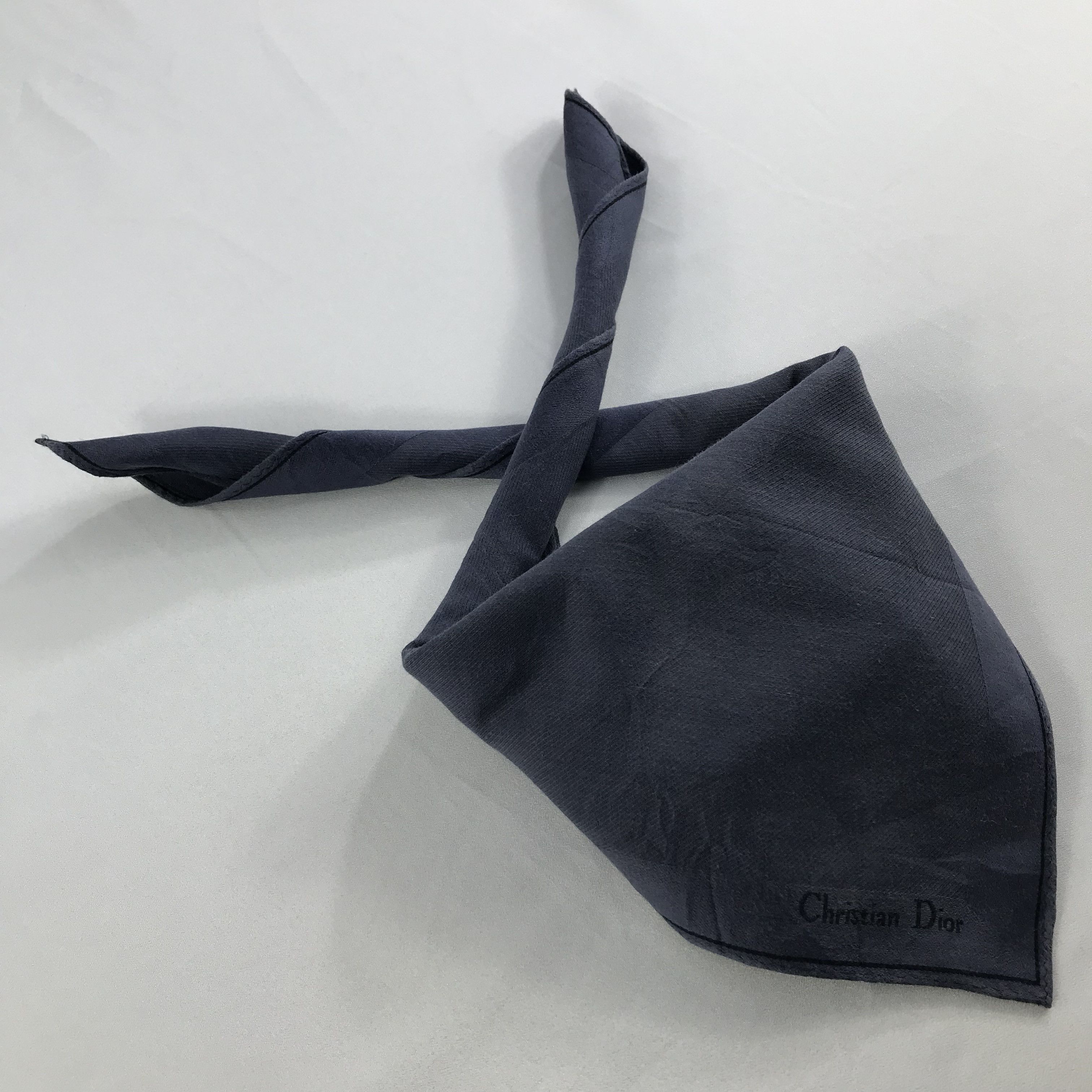 Vintage Christian Dior Bandana / Handkerchief / Neckerchief - S2605 Size ONE SIZE - 4 Thumbnail