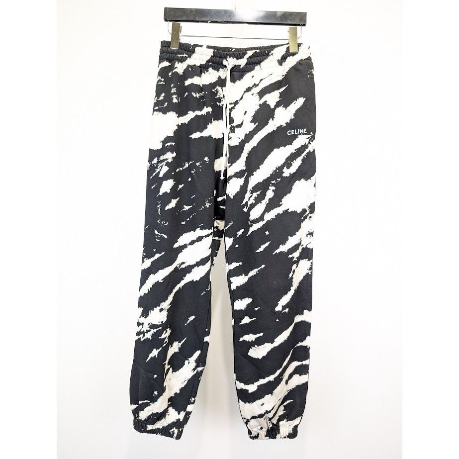 Celine o1rshd1 Jogging Tie Dye in Black / White Size US 36 / EU 52 - 2 Thumbnail
