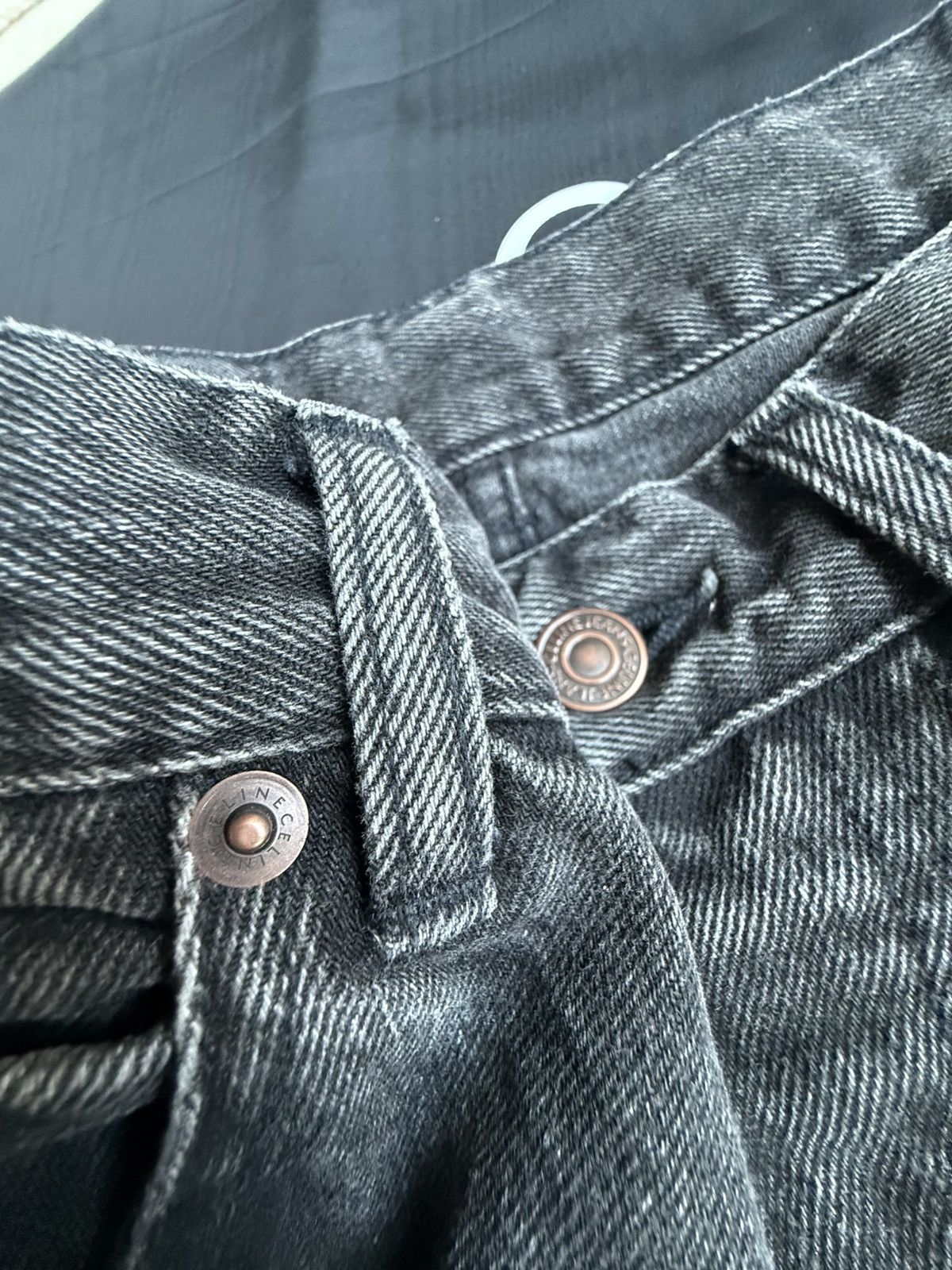 Celine $1.3k FW24 Celine Wesley grey jeans straight loose leg Hedi Size US 29 - 18 Thumbnail