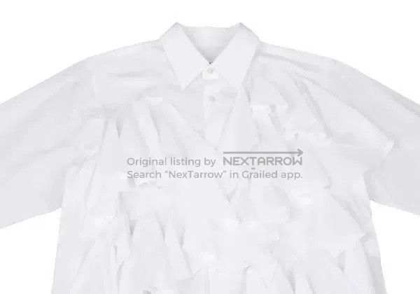 Comme des Garcons Comme Des Garcons White Retro Lace Long Shirt Size XS / US 0-2 / IT 36-38 - 4 Thumbnail