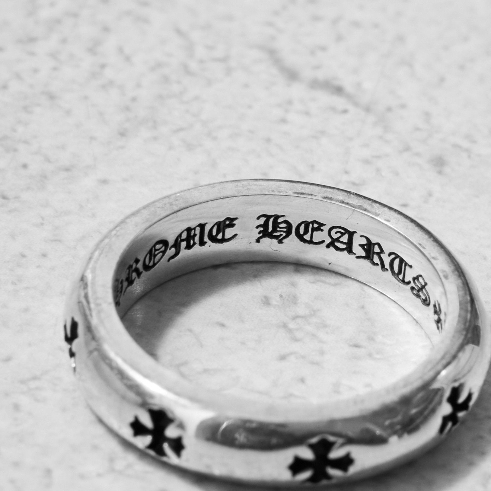 Chrome Hearts CHROME HEARTS Plus Band Ring Size ONE SIZE - 4 Thumbnail