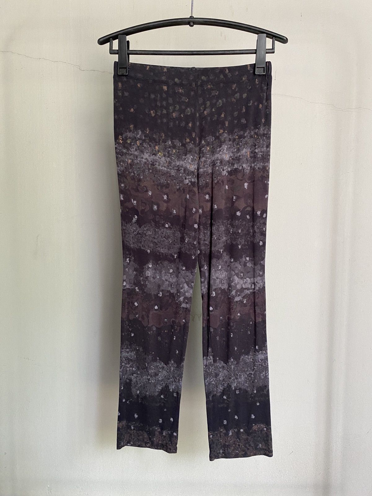 Issey Miyake Heart Haat Printed Leggings Size 28" / US 6 / IT 42 - 1 Thumbnail