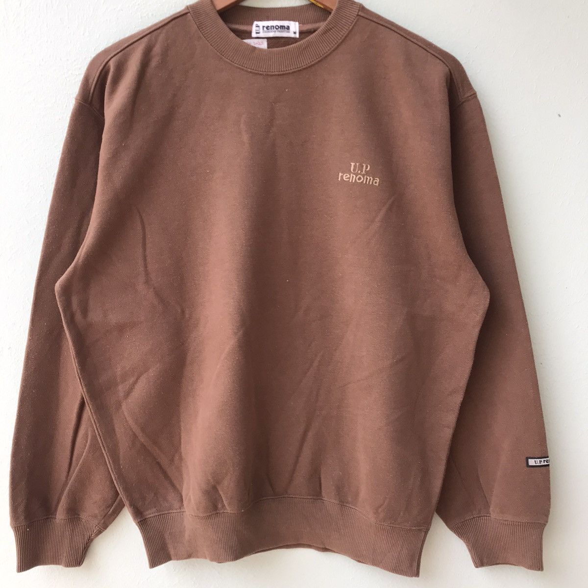 Designer × Renoma Renoma big stitch logo pullover sweatshirt Size US M / EU 48-50 / 2 - 3 Thumbnail