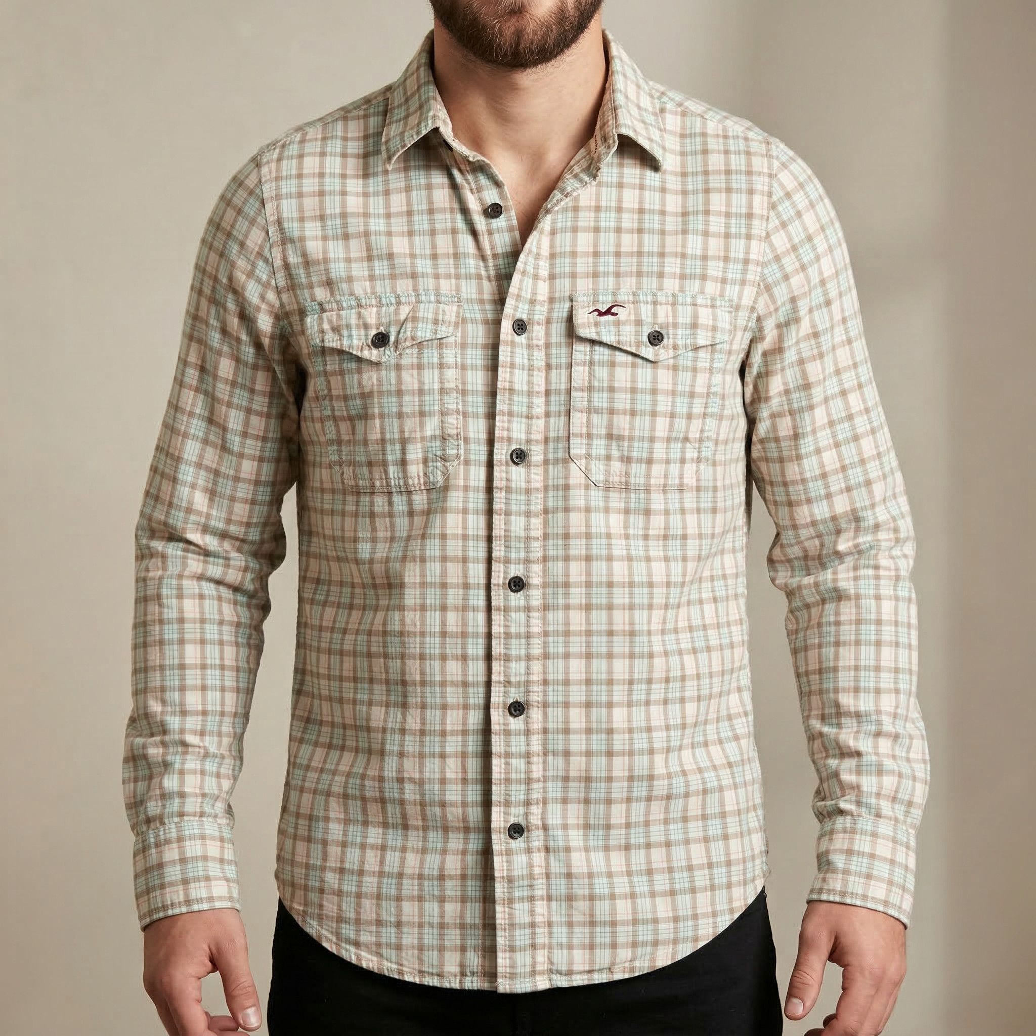 Hollister Hollister Plaid Long Sleeve Button Down Shirt Size M Size US M / EU 48-50 / 2 - 1 Thumbnail