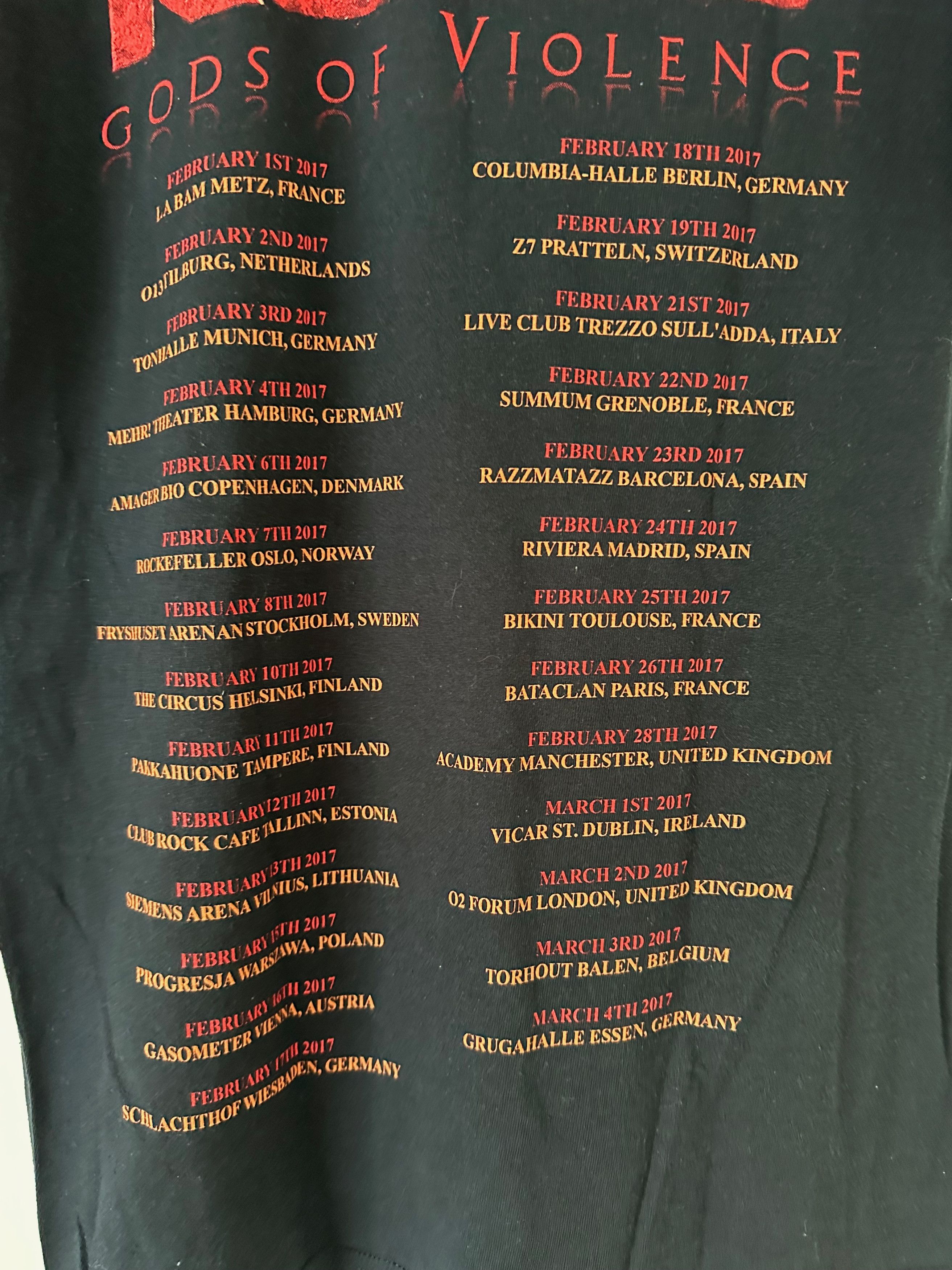 Band Tees 2007 Kreator Gods of Violence tour tee shirt Heavy Cotton Size US M / EU 48-50 / 2 - 9 Thumbnail