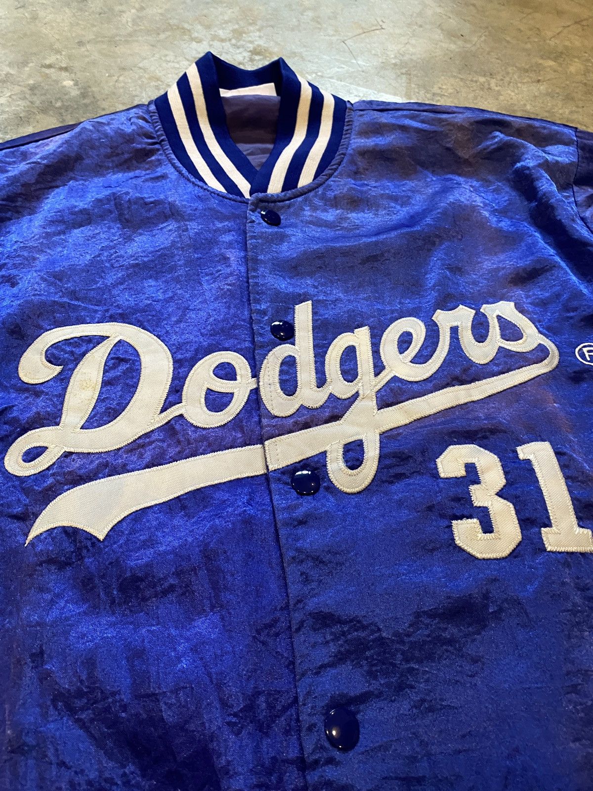 MLB Vintage La Dodgers Piazza Varsity Jacket Size US L / EU 52-54 / 3 - 4 Thumbnail