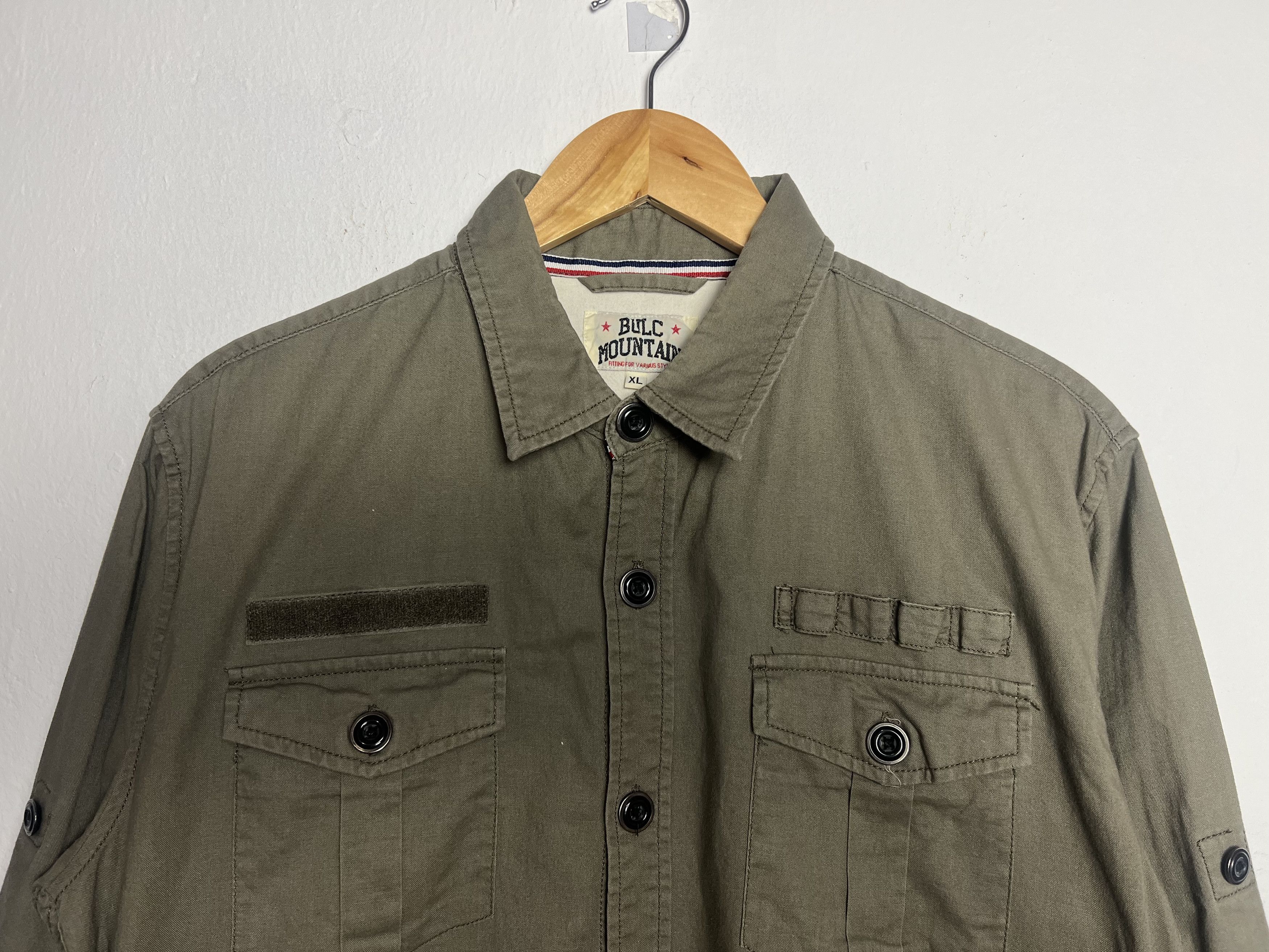 Japanese Brand Bulc Mountain Multipocket Tactical Utility Shirt Size US XL / EU 56 / 4 - 3 Thumbnail