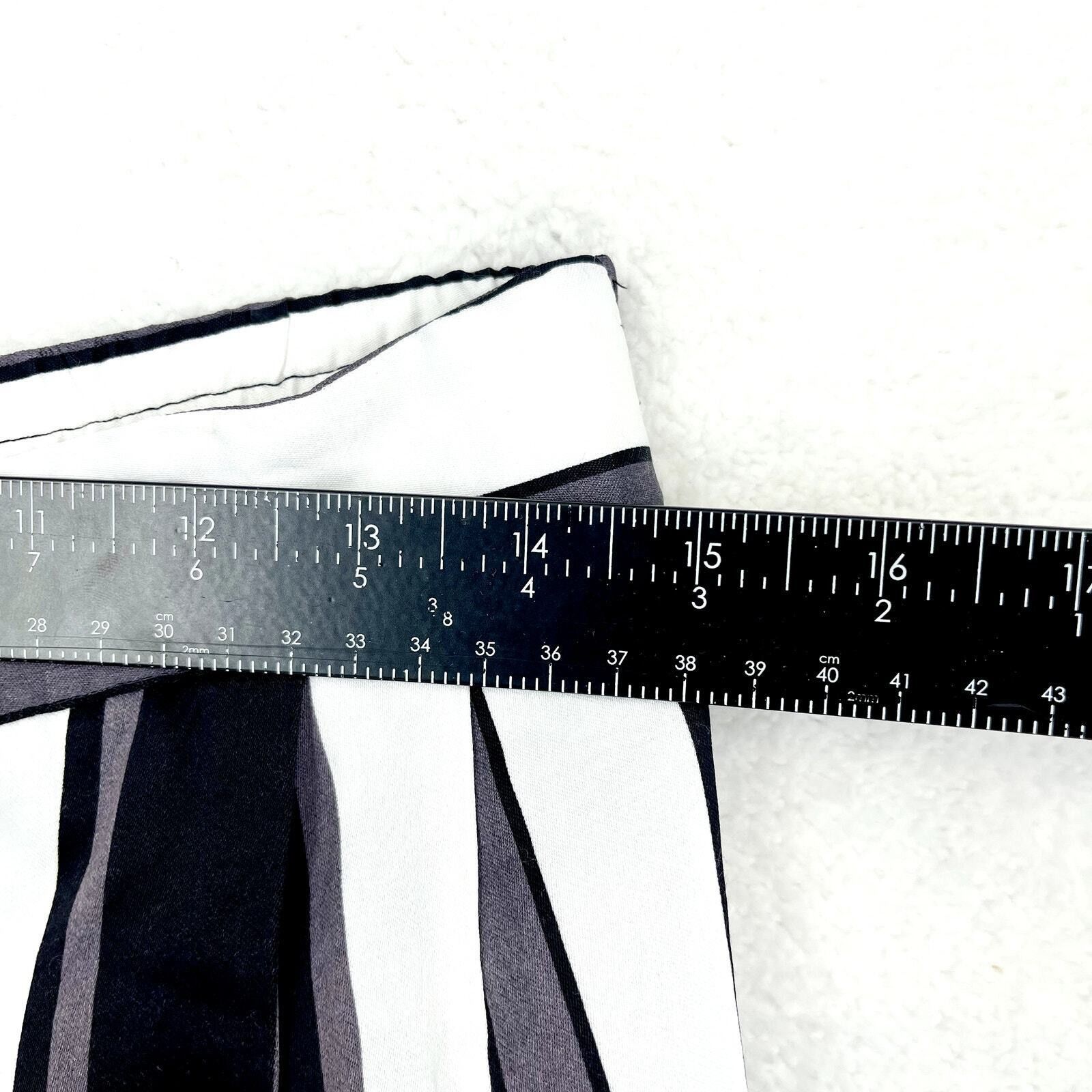 Zara Zara Stripe White High Waisted Pull On Jogger Size Medium Size 30" / US 8 / IT 44 - 3 Thumbnail