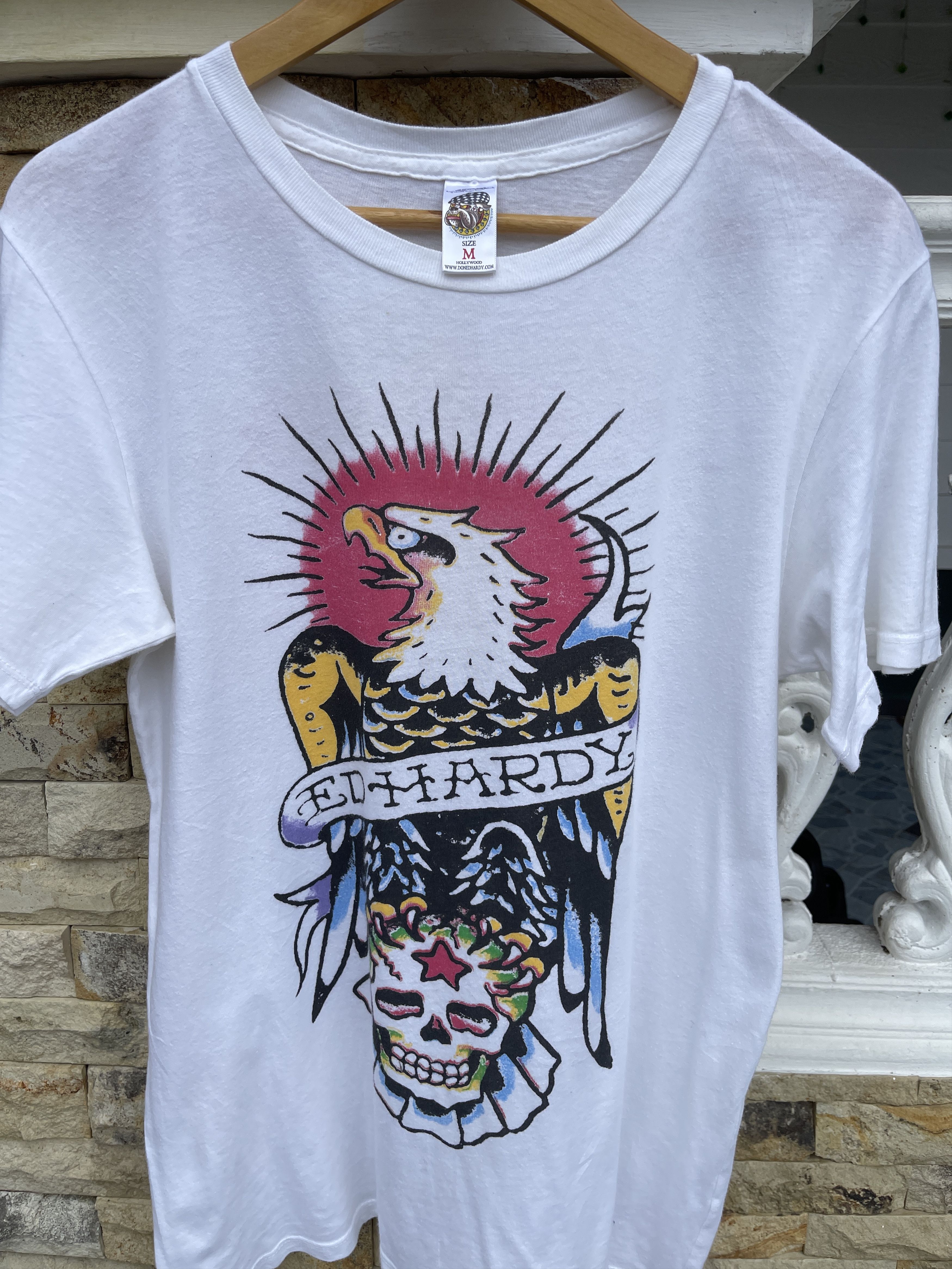 Ed Hardy × Vintage Last Drop🔥Rare🔥Vintage Ed-Hardy T-Shirt Size US M / EU 48-50 / 2 - 2 Thumbnail