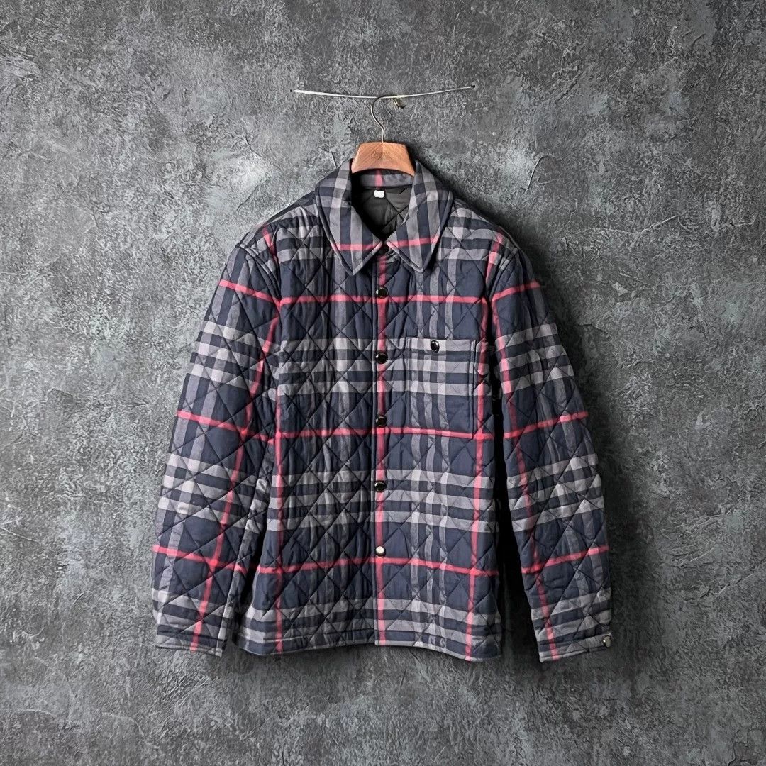 Burberry Burberry Plaid Cotton Heavy Coat m Men Size US M / EU 48-50 / 2 - 1 Thumbnail