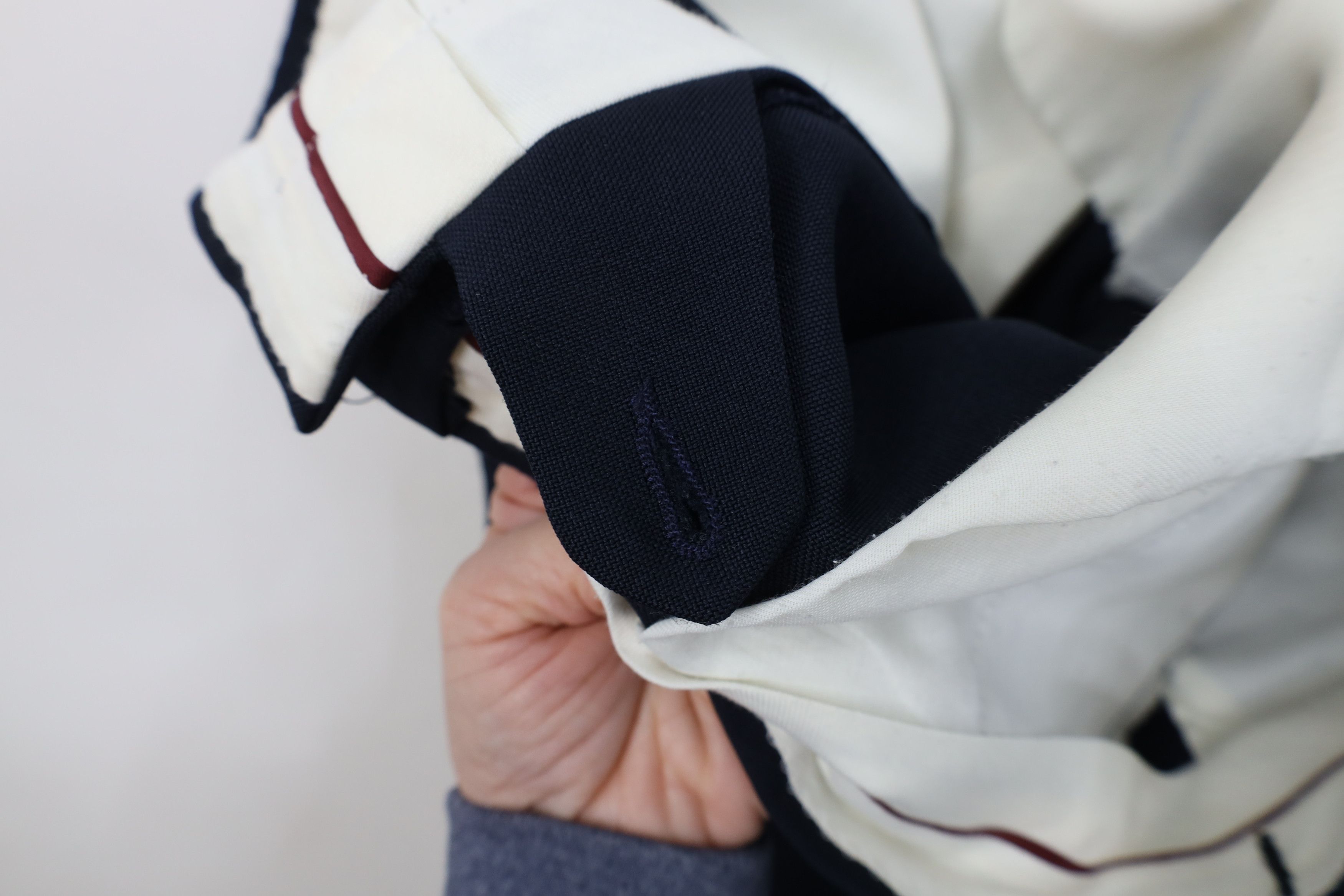 Vintage Vintage 70s Streetwear Flared Wide Leg Chino Pants Blue USA Size US 38 / EU 54 - 9 Thumbnail