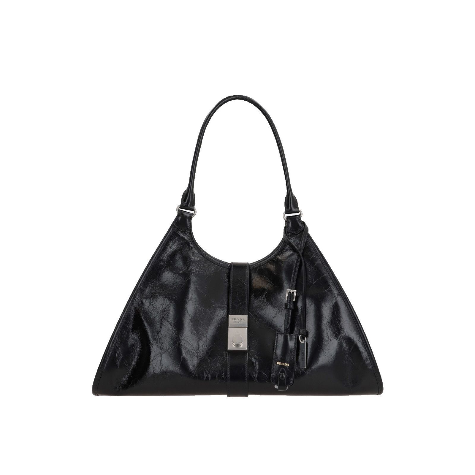 Prada PRADA Black Large Hobo Bag New & Authentic Size ONE SIZE - 1 Thumbnail