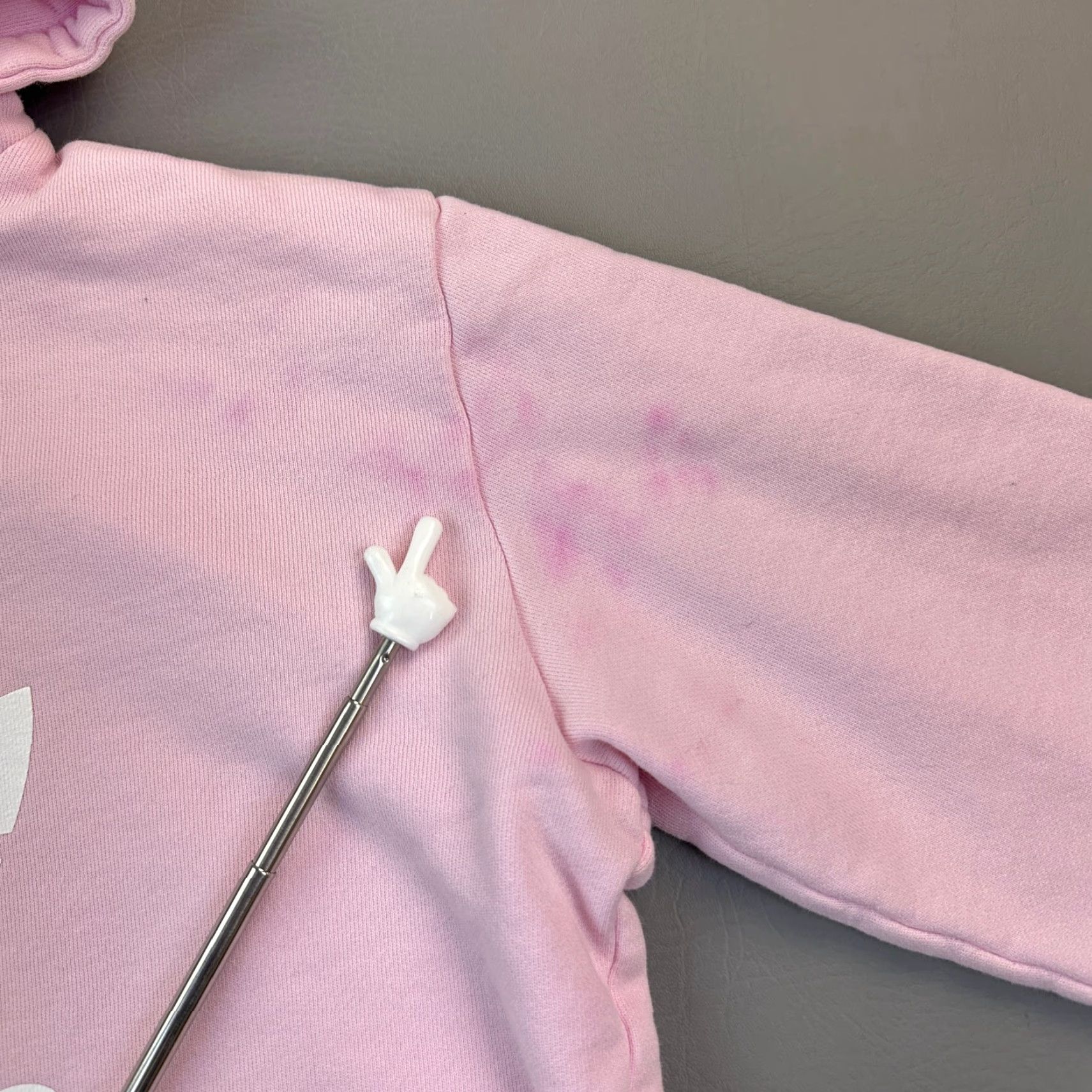 Adidas Adidas Originals Hoodie Mens Medium Pink French Terry Trefoil Logo Pullover Size US M / EU 48-50 / 2 - 4 Thumbnail