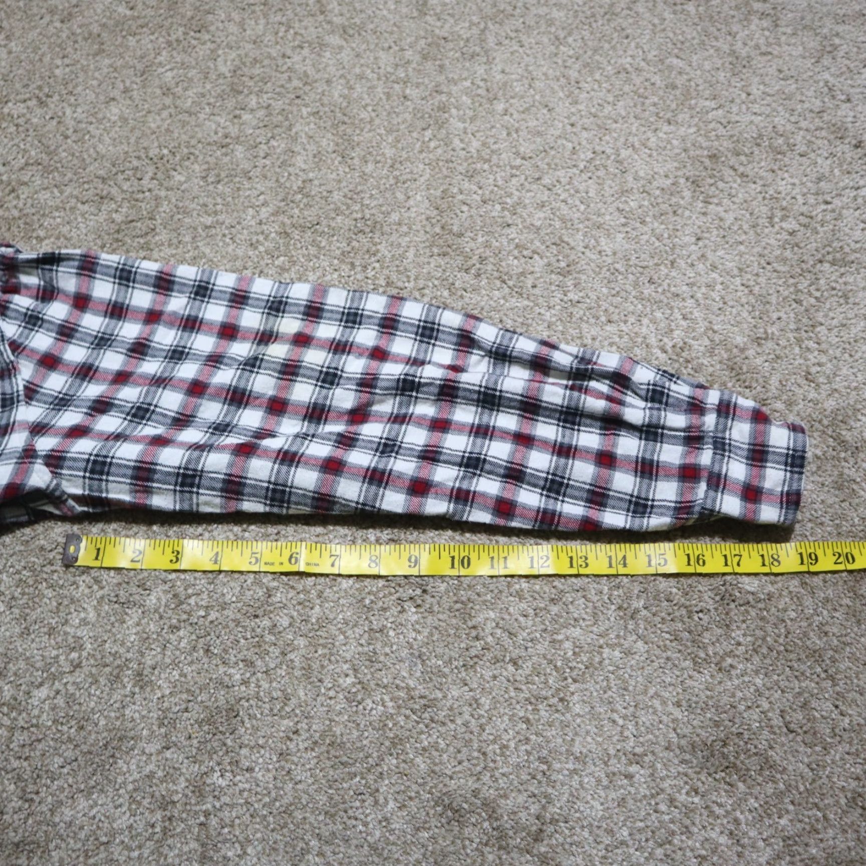 Chaps Chaps Shirt Button-Up Plaid Long Sleeve Adult L Red Cotton Flannel Mens Size US L / EU 52-54 / 3 - 7 Thumbnail
