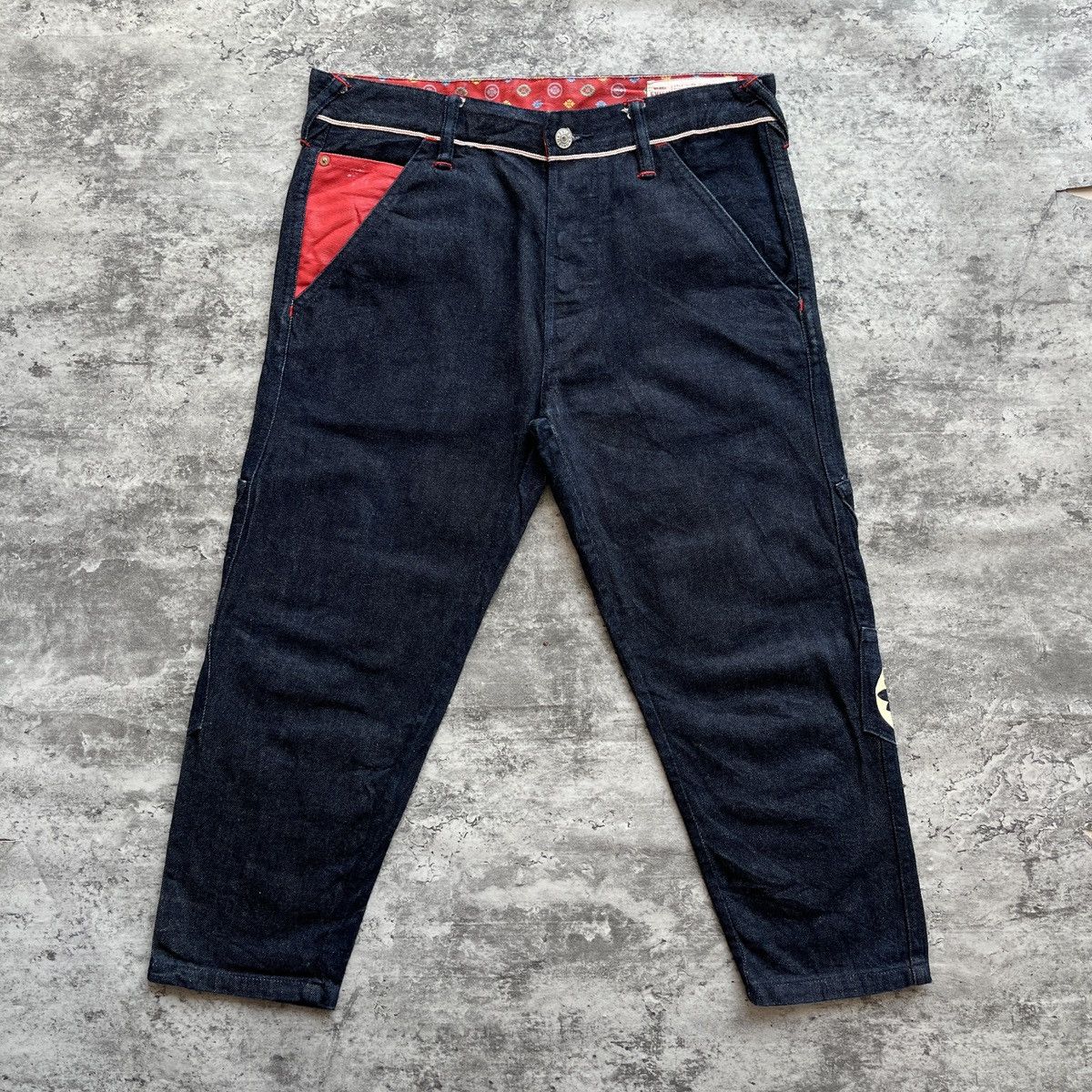 Evisu Evisu Multipocket Cropped Selvedge Jeans Size US 30 / EU 46 - 2 Thumbnail
