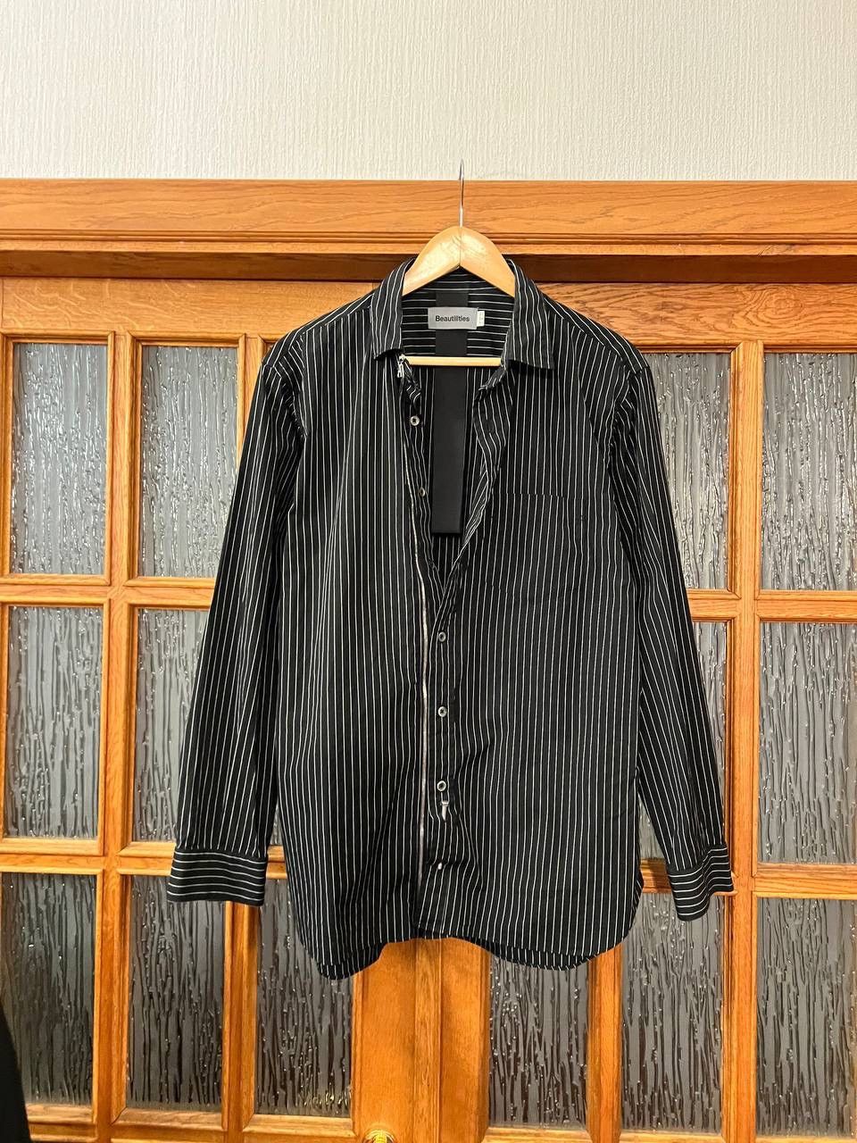 Japanese Brand Les Beautilities stripes screw shirt Size US M / EU 48-50 / 2 - 4 Thumbnail