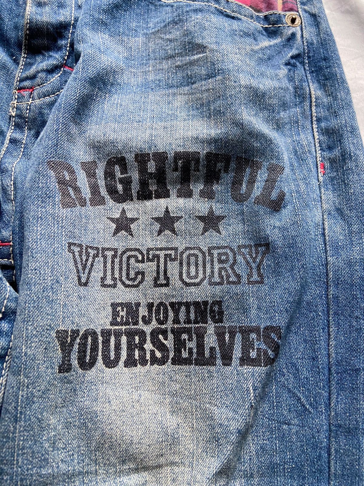 Japanese Brand JAPANESE COLZA Y2K DENIM PANTS Size US 32 / EU 48 - 9 Thumbnail