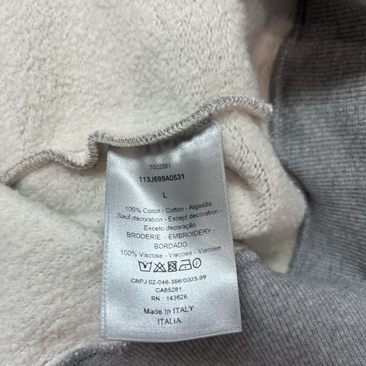 Dior Dior CD Icon Cotton Emblem Gray Pullover Sweatshirt Large Size L / US 10 / IT 46 - 4 Thumbnail