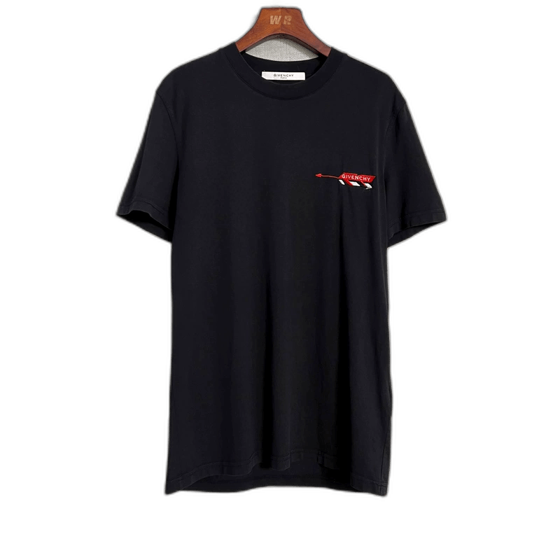 Givenchy Givenchy Givenchy Black Short Sleeve Logo Tshirt -2507 Size US S / EU 44-46 / 1 - 1 Thumbnail