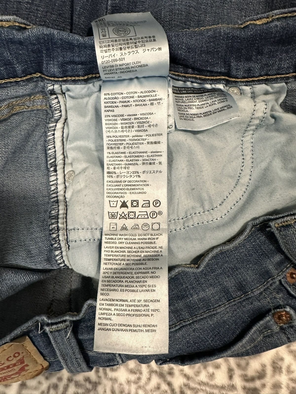 Levi's Levi's Boyfriend Jeans Mid Rise Dark Wash W31 L27 Size 31" - 7 Thumbnail