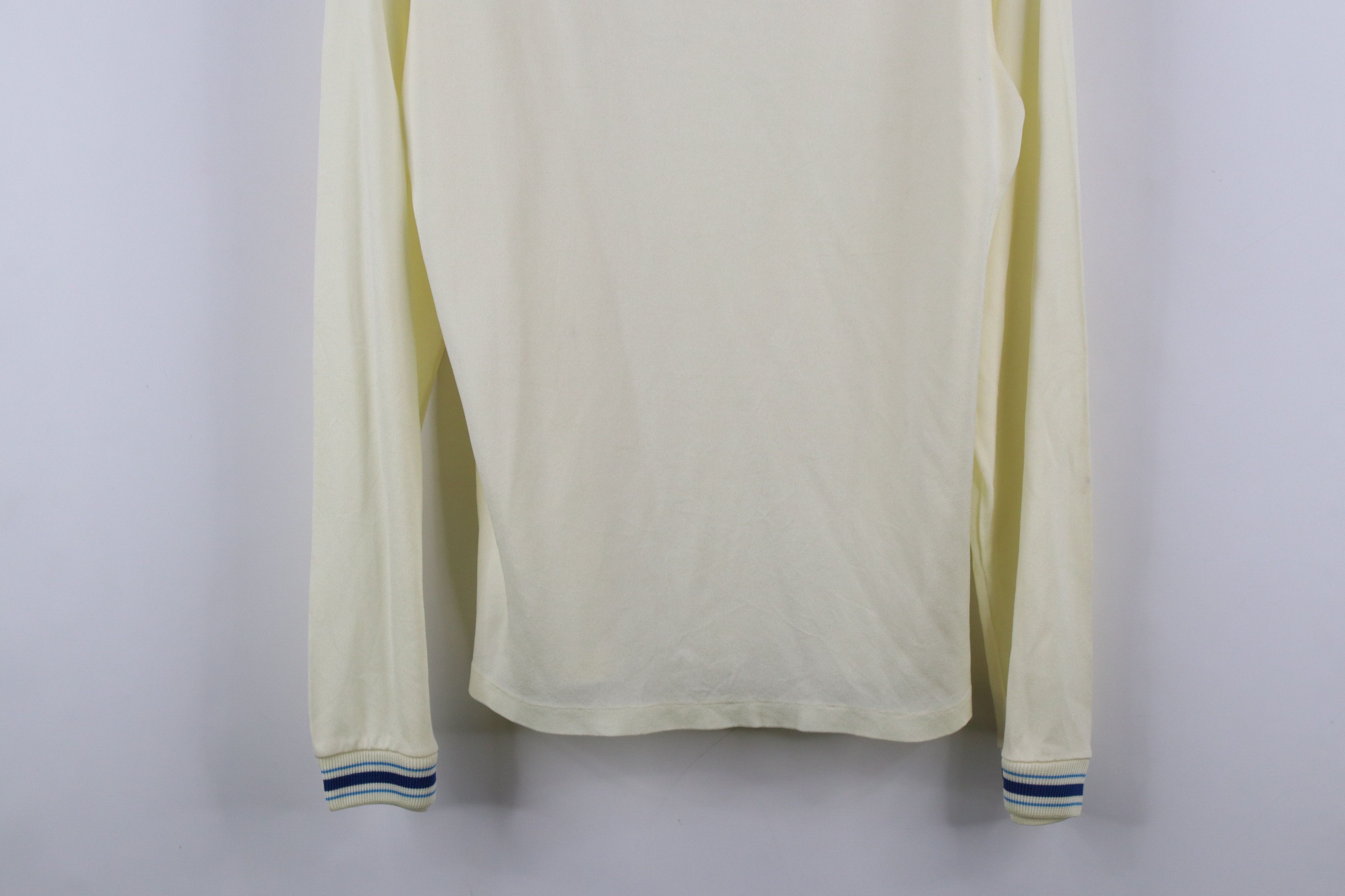 Vintage Vintage 60s 70s Streetwear Knit Long Sleeve T-Shirt Yellow Size US M / EU 48-50 / 2 - 3 Thumbnail