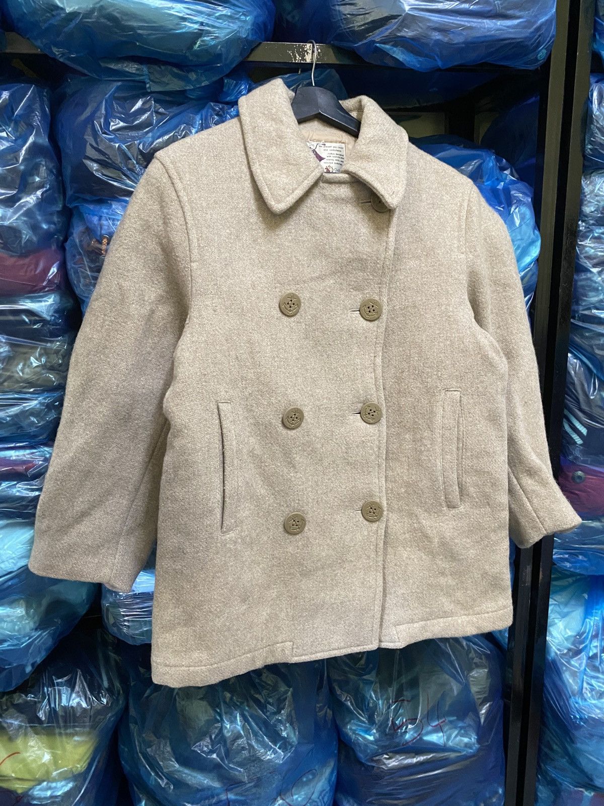 Vintage VINTAGE OXFORD TRADITIONAL PEA COAT JACKET Size US S / EU 44-46 / 1 - 5 Thumbnail
