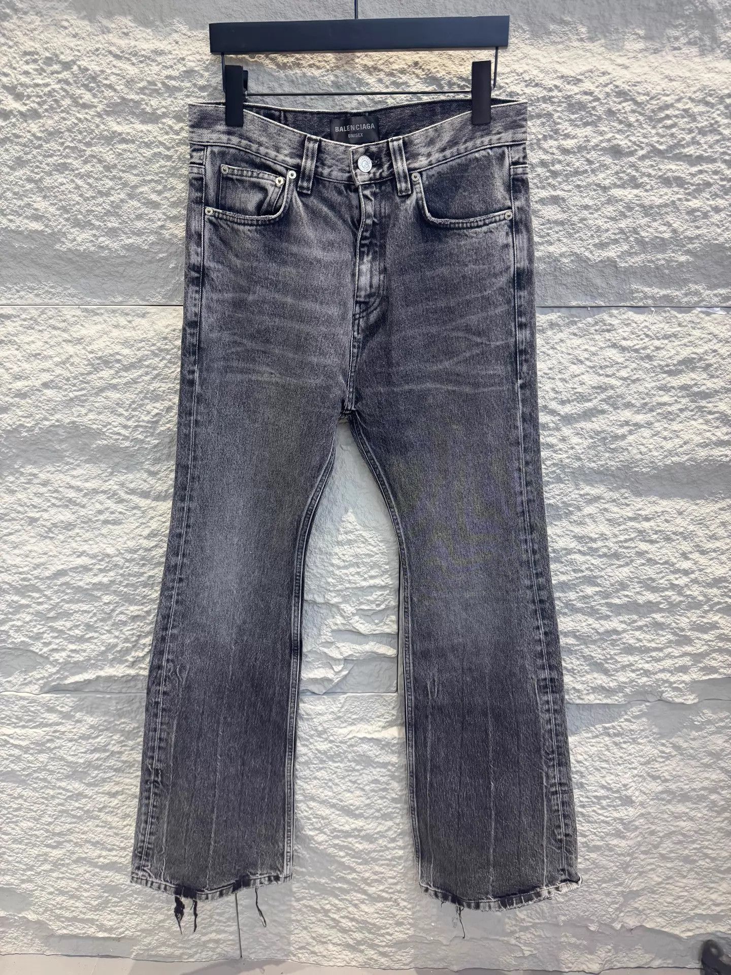 Balenciaga Balenciaga 22AW show style Flared flared black denim