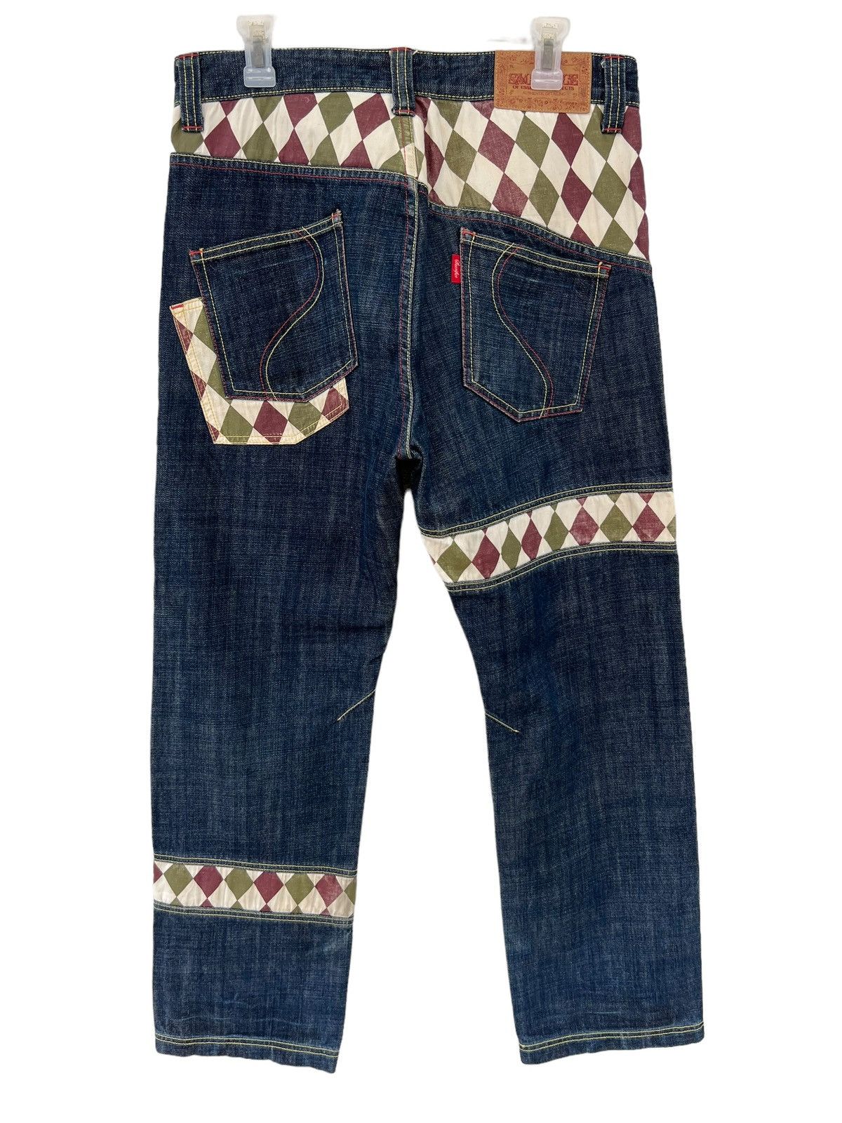 Vintage Vintage SACRIFICE Japan Union Made Hybrid Denim Jeans Size US 34 / EU 50 - 16 Thumbnail