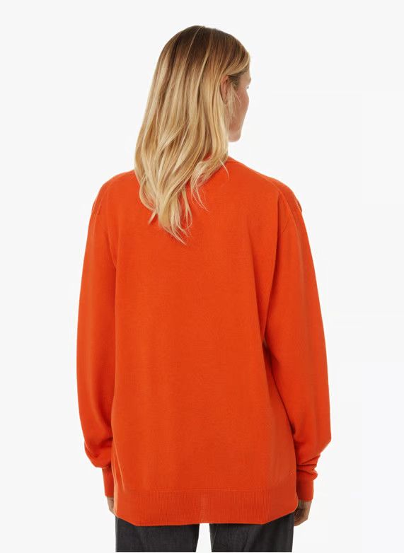 Jil Sander o1y1025 Cardigan in Orange Size L / US 10 / IT 46 - 3 Thumbnail