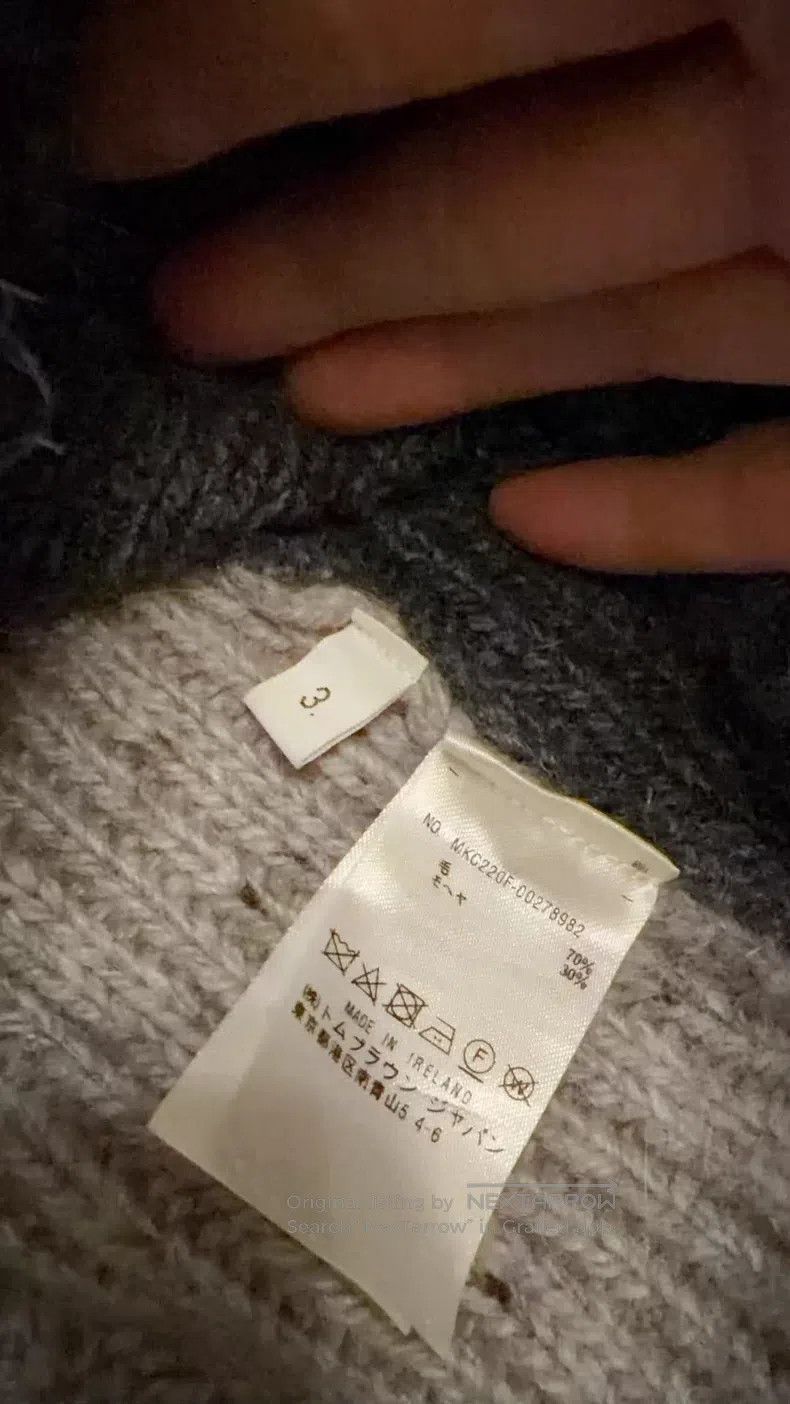 Thom Browne Thom Browne Blue Sweater Size US L / EU 52-54 / 3 - 3 Thumbnail