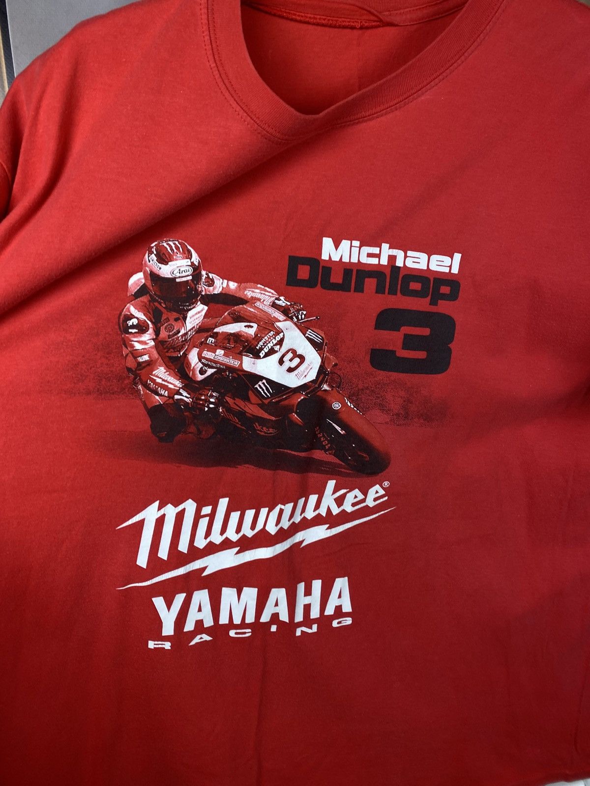 Yamaha 🏁Vintage T-Shirt Yamaha Racing Motorcycle Michael Dunlop 3🏁 Size US XL / EU 56 / 4 - 2 Thumbnail