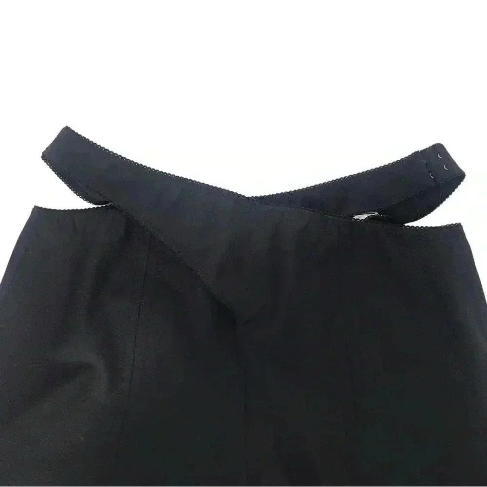 Anna October Anna October Wool Palazzo Pants 6 Black High Waist Crossover Size 28" / US 6 / IT 42 - 10 Thumbnail