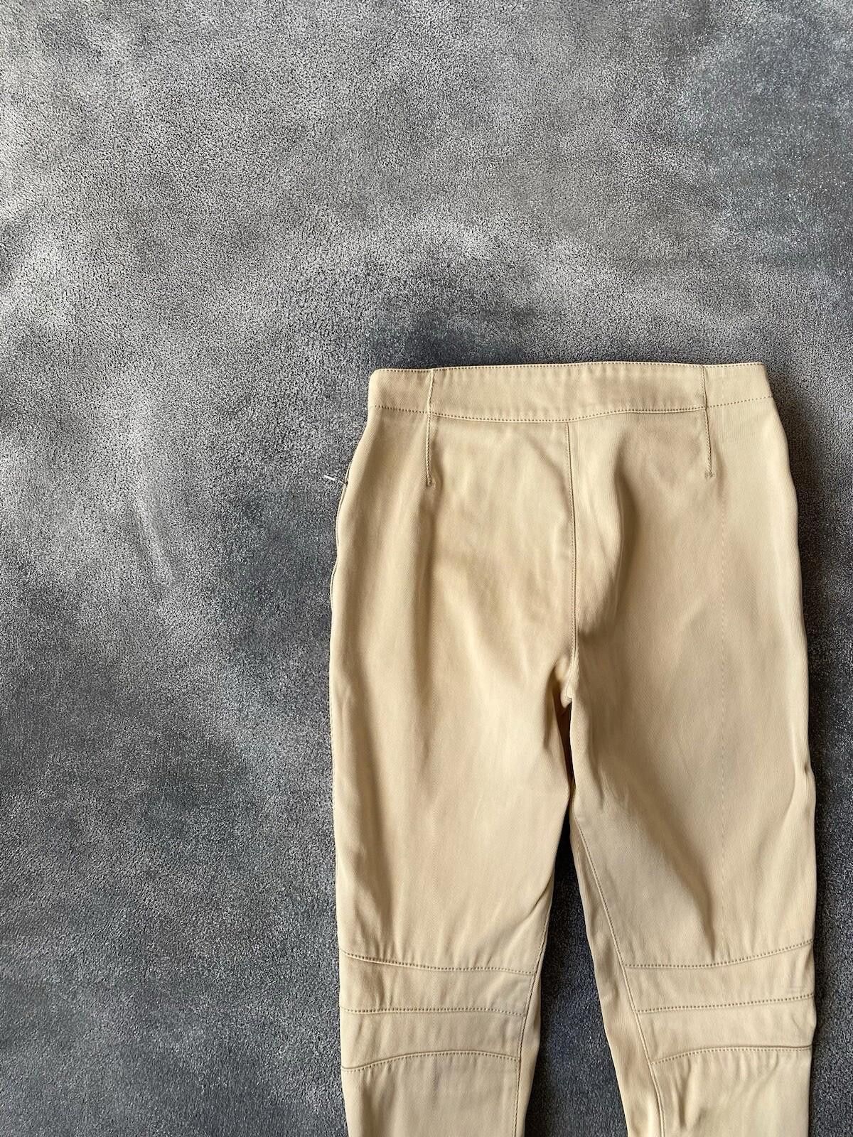 Prada 2000’s Prada Biker Casual Pants Vintage Women Cream 40 Size 40" / US 18 - 7 Thumbnail