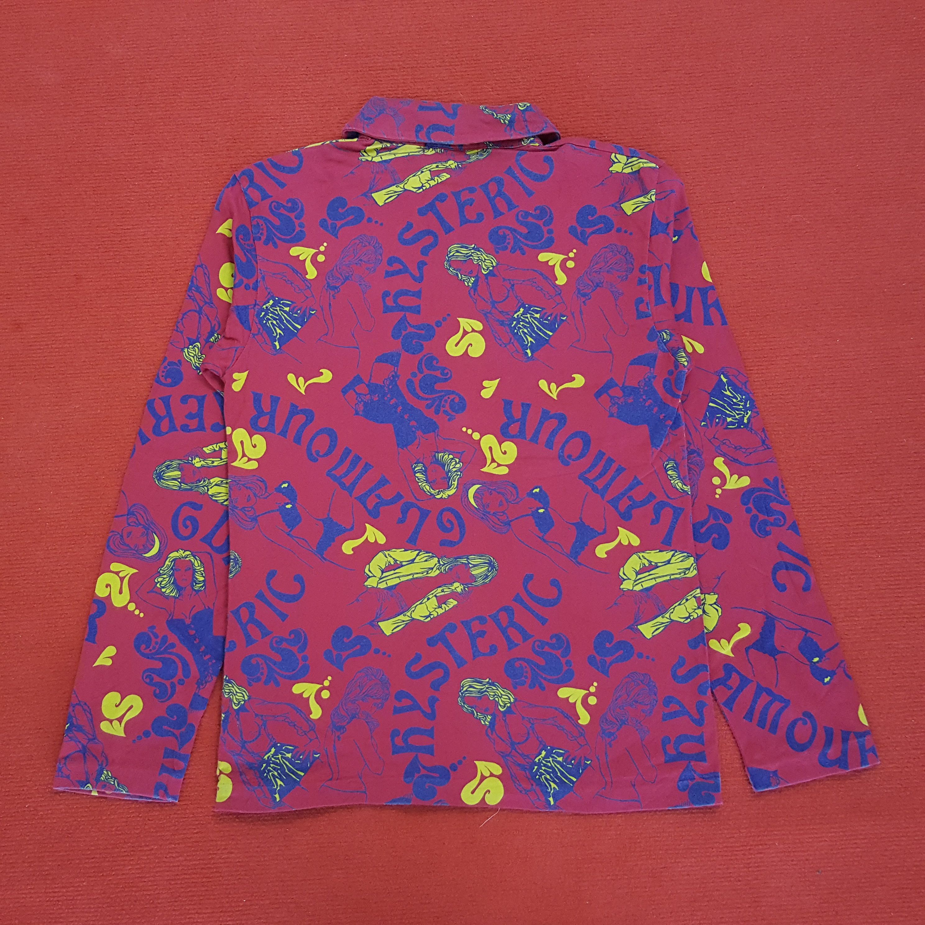 Hysteric Glamour Hysteric Glamour Japanese Brand Fullprint Rare Design Shirt Size S / US 4 / IT 40 - 3 Thumbnail
