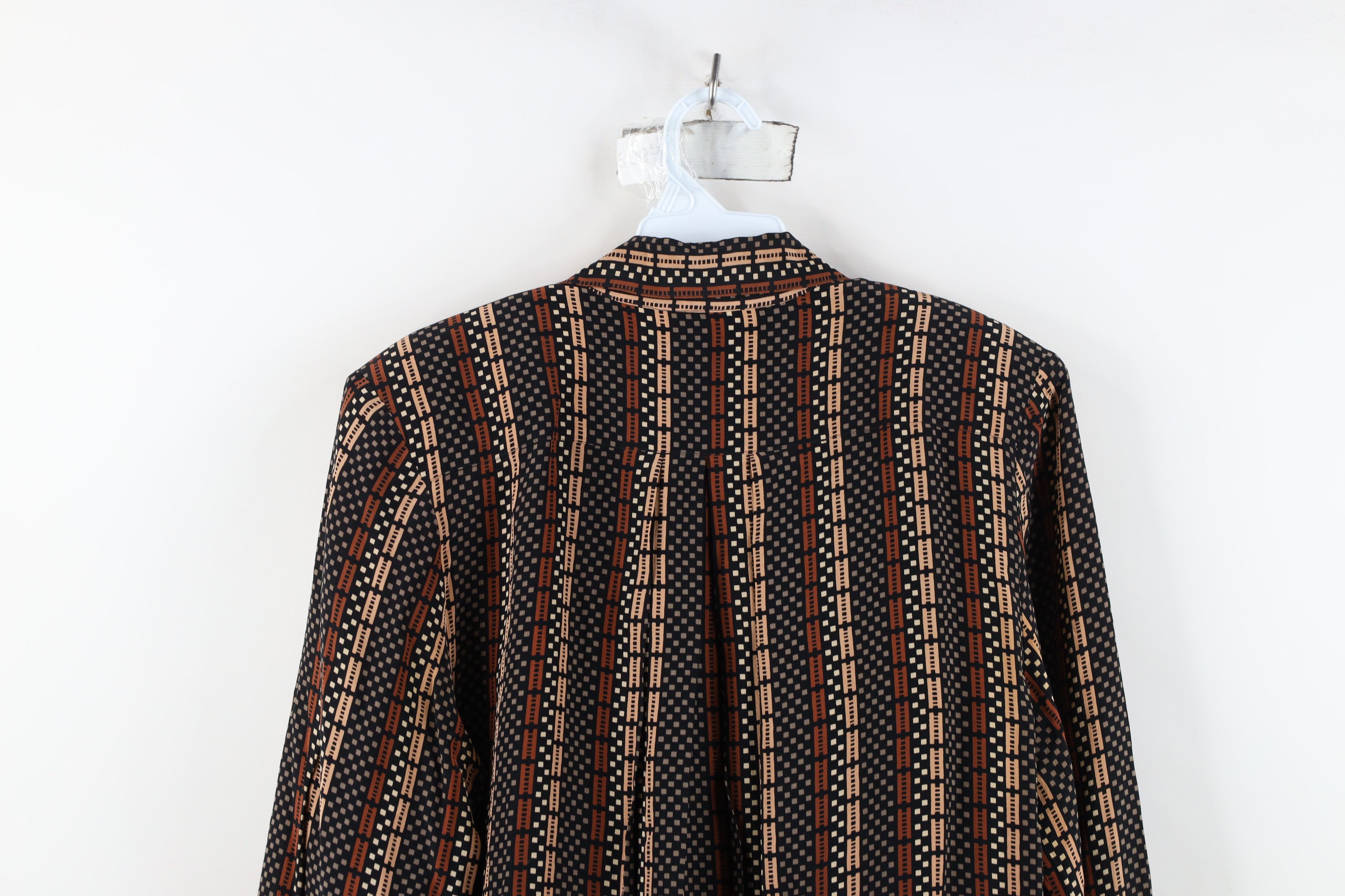 Vintage Vintage 90s Streetwear Ladder Camp Collar Button Shirt Size M / US 6-8 / IT 42-44 - 12 Thumbnail