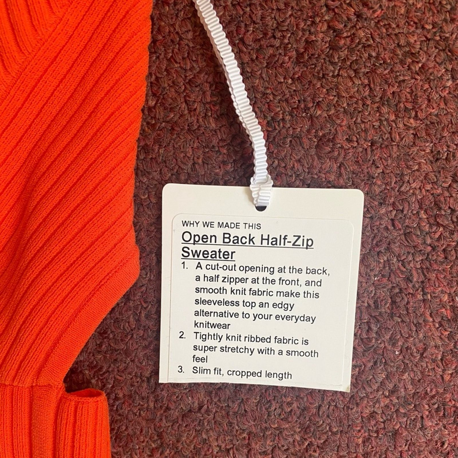 Lululemon NWT Lululemon Open Back Half-Zip Sweater - L Size L / US 10 / IT 46 - 8 Thumbnail