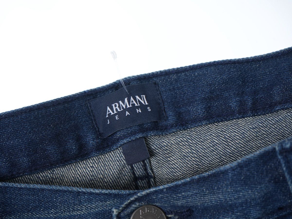 Armani Armani Jeans Metal Logo Blue Denim Pants Size 34 Size US 34 / EU 50 - 4 Thumbnail