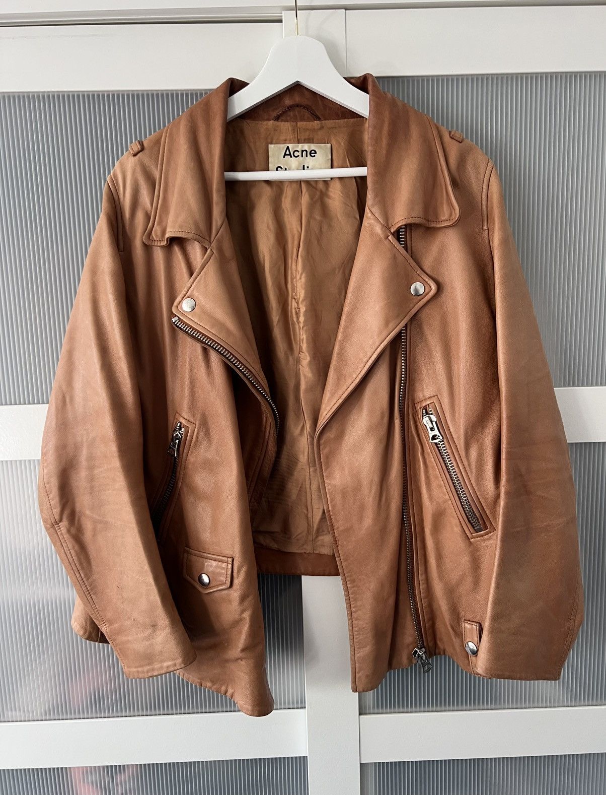 Acne Studios Acne Studios Leather Swift Jacket Size M / US 6-8 / IT 42-44 - 2 Thumbnail