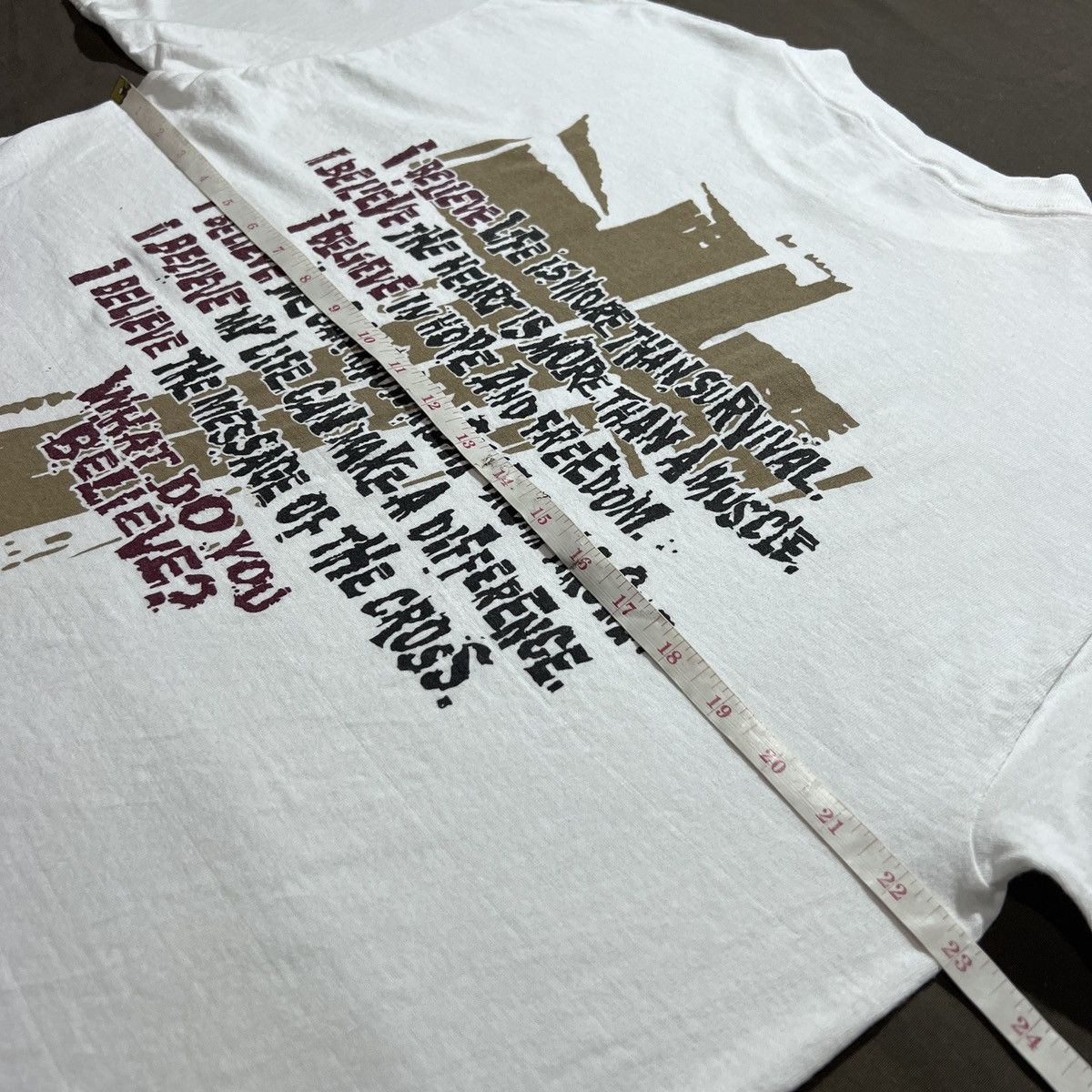 Vintage Vintage 90s Jesus God Holy Bible Promo Tee XL Size US XL / EU 56 / 4 - 7 Thumbnail