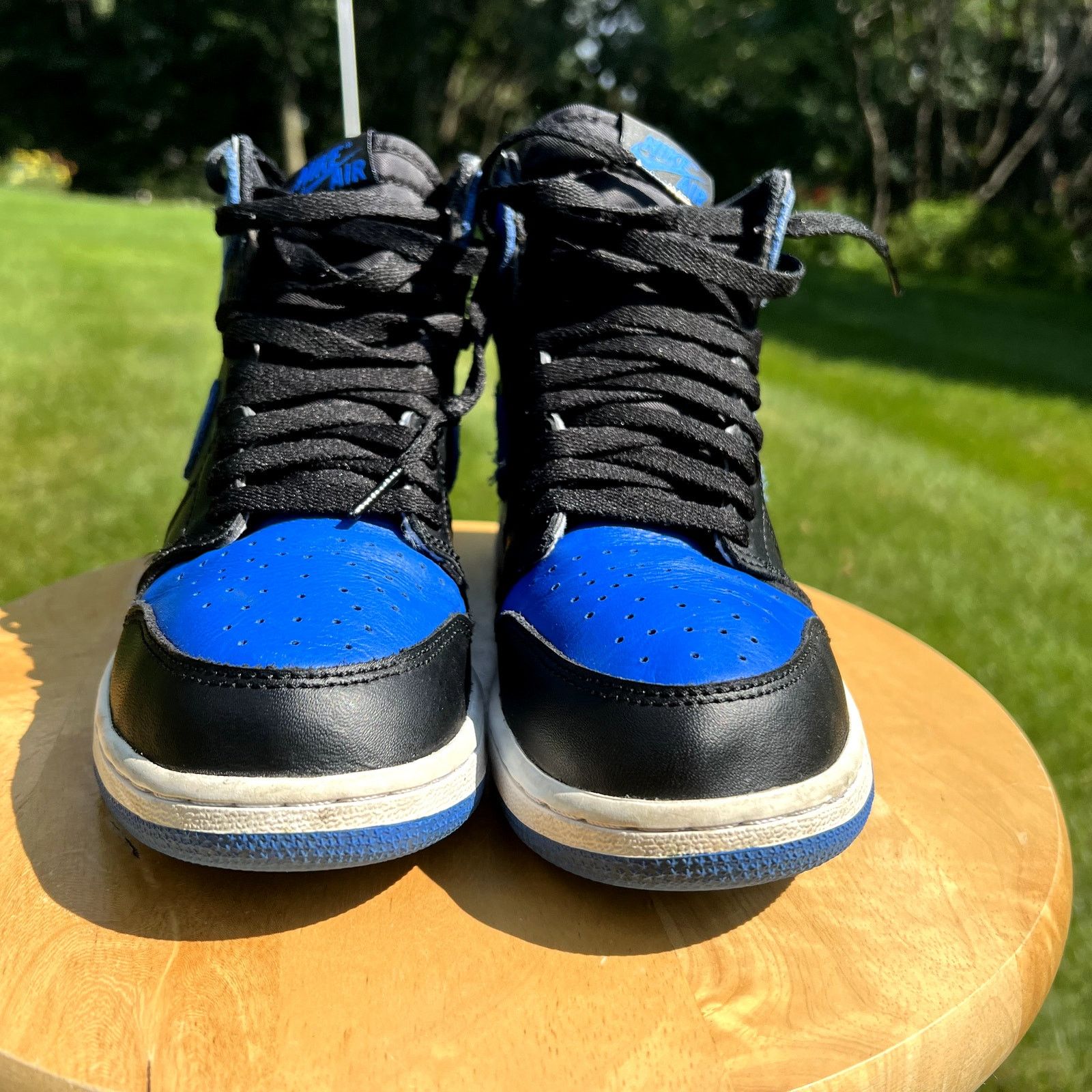 Jordan Brand × Nike Size 6 Air Jordan 1 Retro High OG BG Royal 2017 Men's Shoes Size US 6 / EU 39 - 5 Thumbnail