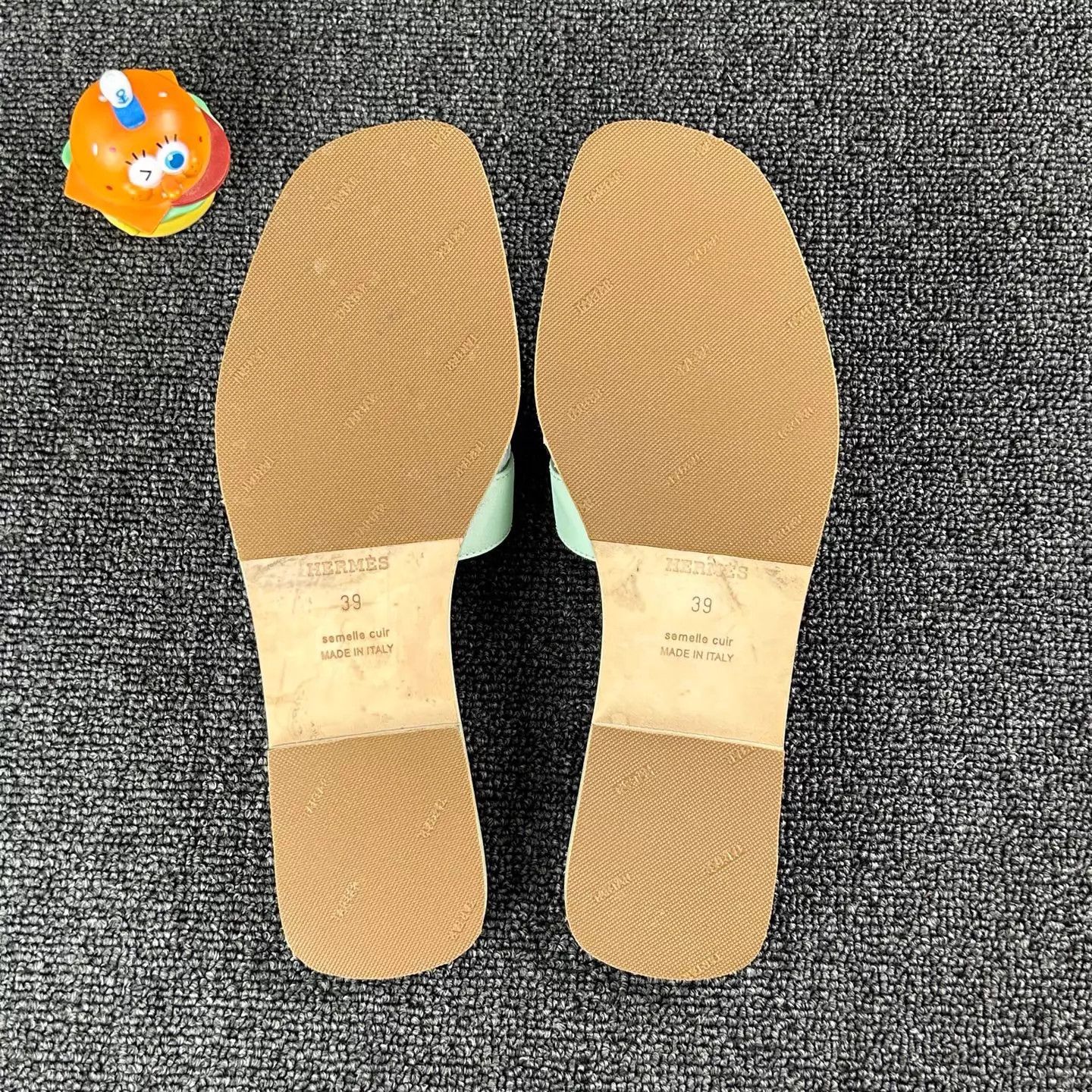 Hermes Hermes Green Slippers 39 HB6816 Size US 8.5 / IT 38.5 - 6 Thumbnail