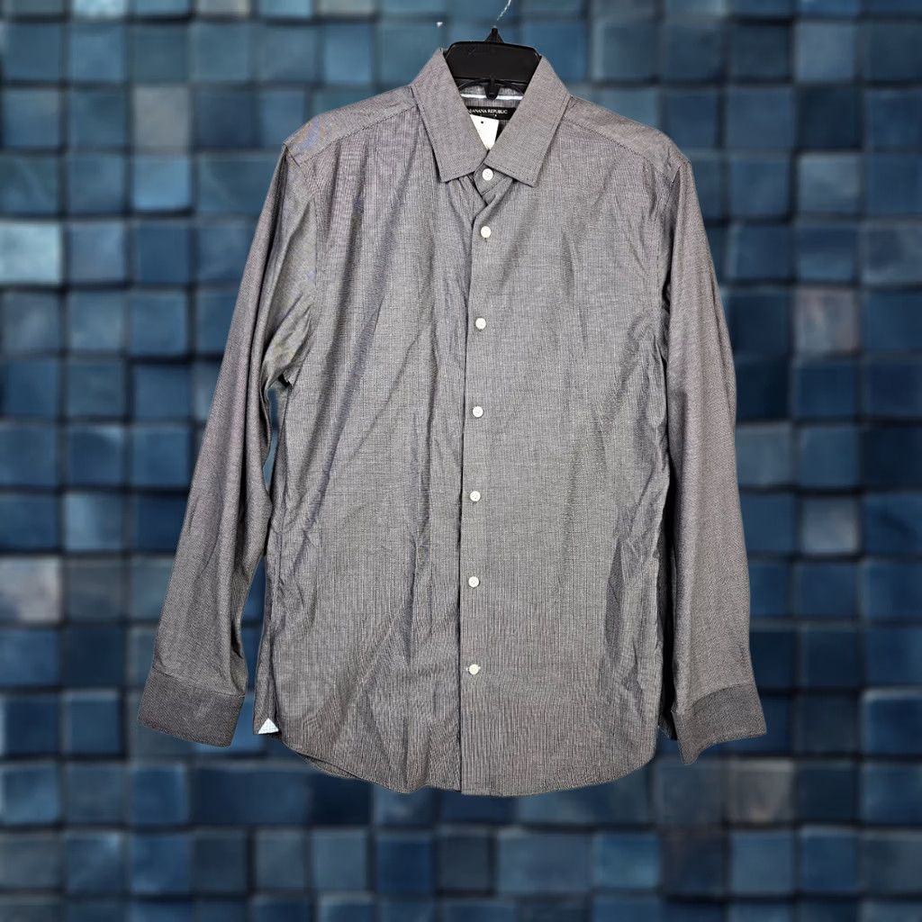 Banana Republic Banana Republic NON-IRON Cotton Button Up Shirt Men's M Long Sleeve Multicolor Size US M / EU 48-50 / 2 - 1 Thumbnail