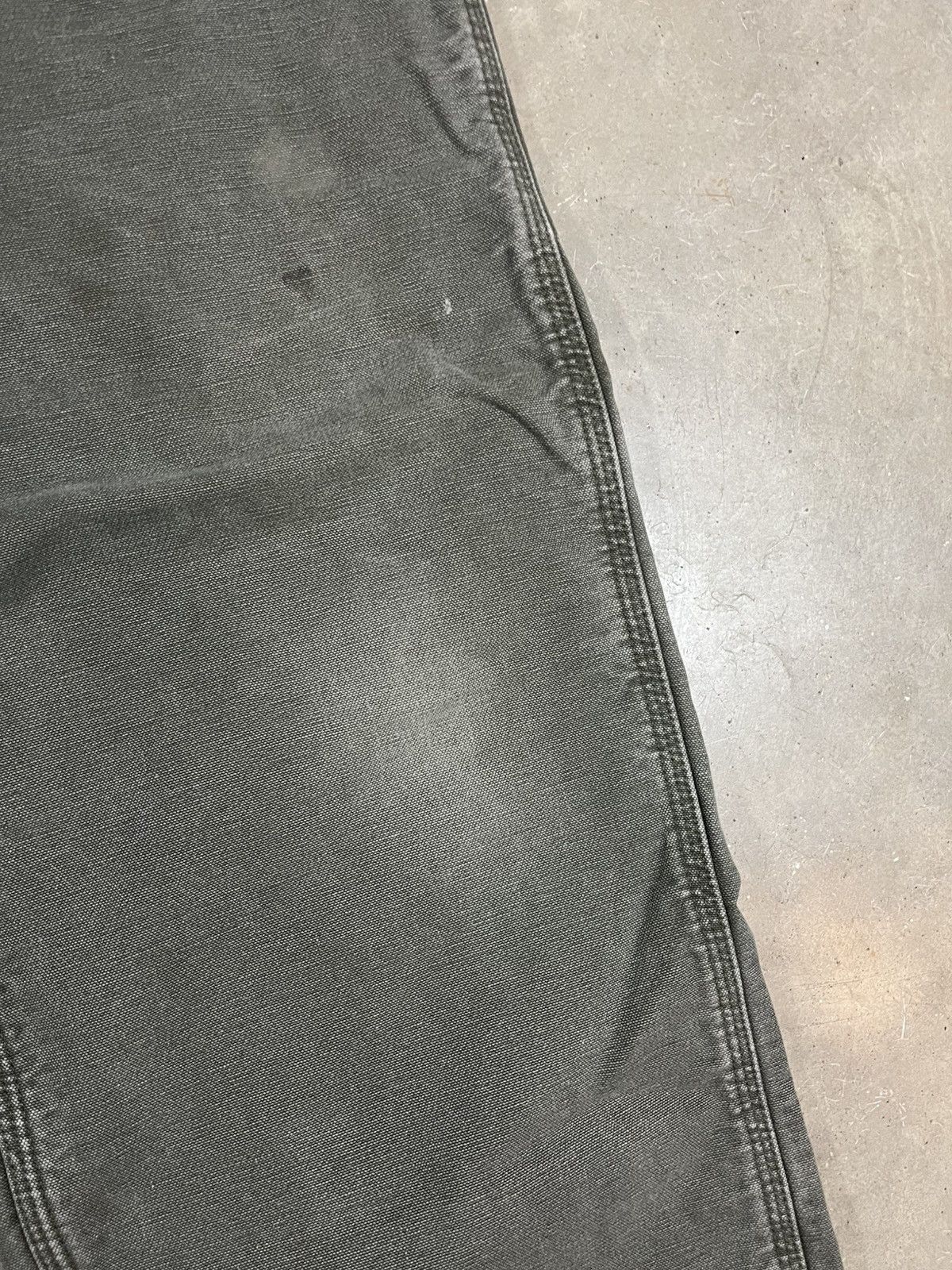 Carhartt Vintage Carhartt B111 MOS Flannel Lined Pants Faded Green Size US 37 - 5 Thumbnail
