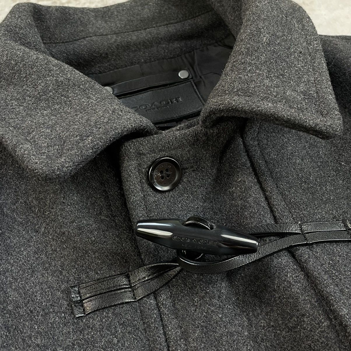 Coach Coach New York Wool Grey Perfect Heavy Duffle Pea Coat Size US L / EU 52-54 / 3 - 12 Thumbnail
