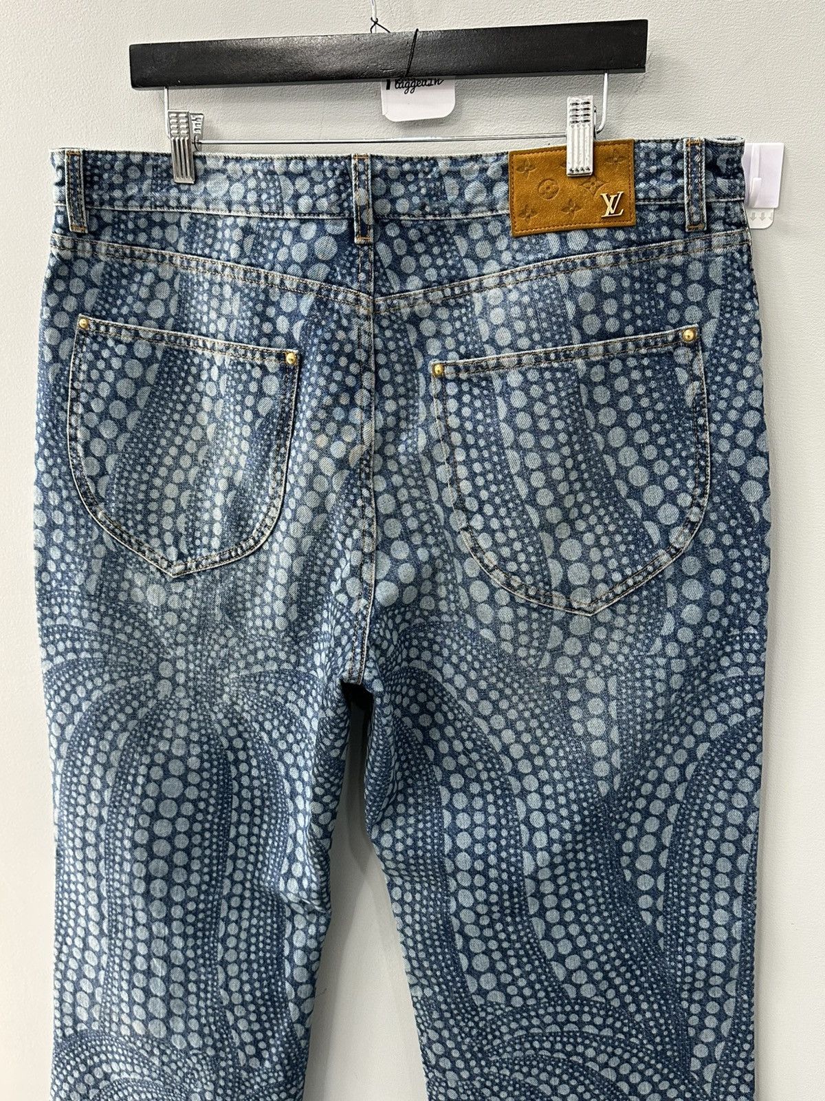 Louis Vuitton Louis Vuitton x Yayoi Kusama All Over Pumpkin Denim Pants Size US 36 / EU 52 - 1 Thumbnail