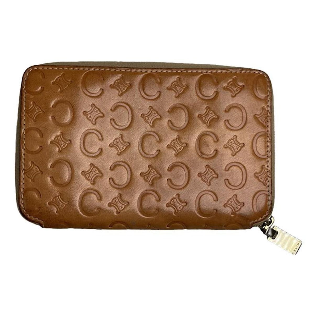 Celine Triomphe Orange Leather Wallet Size ONE SIZE - 1 Thumbnail