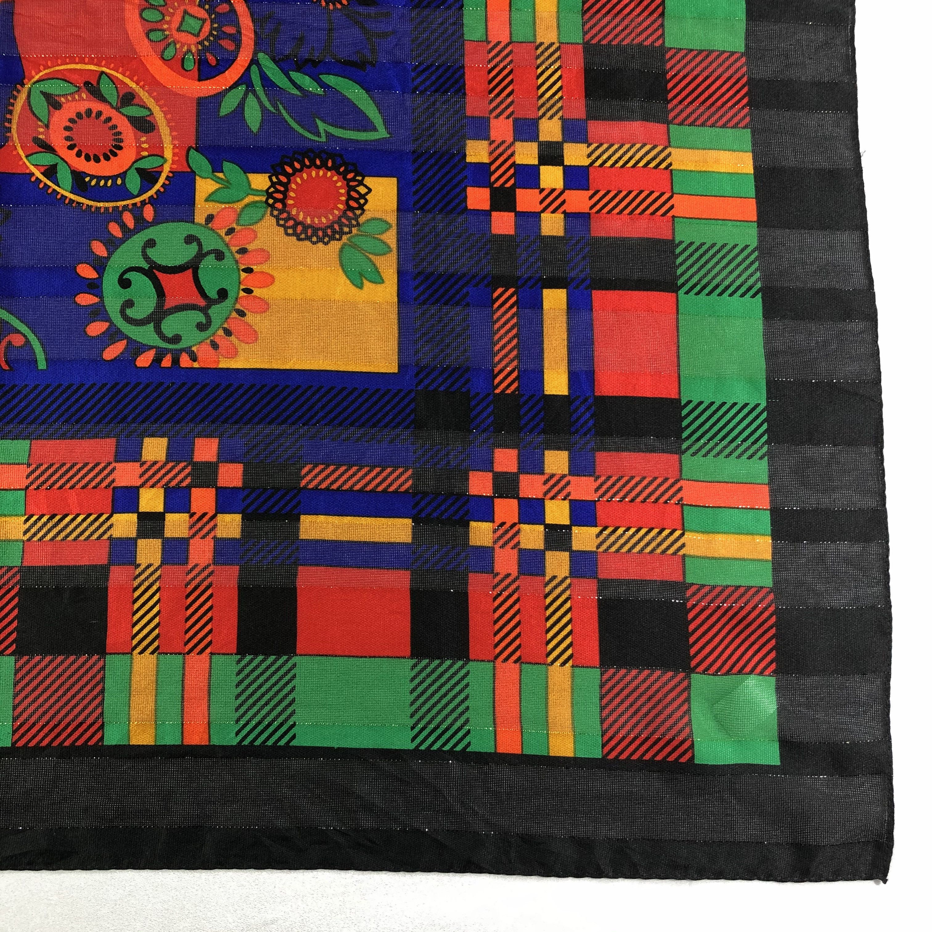 Vintage Vintage Silk Scarf Size ONE SIZE - 3 Thumbnail