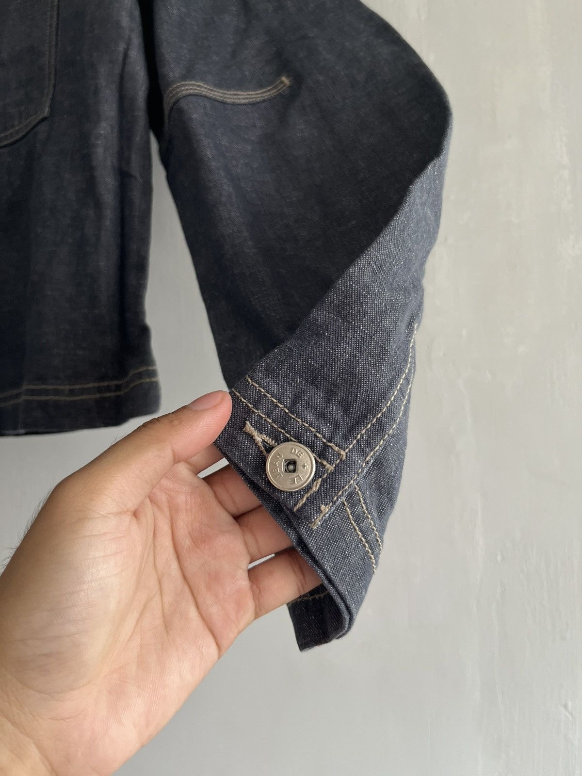 Marithe + Francois Girbaud Marithe + Francois Girbaud Type 2 Raw Denim Jacket Size US M / EU 48-50 / 2 - 3 Thumbnail